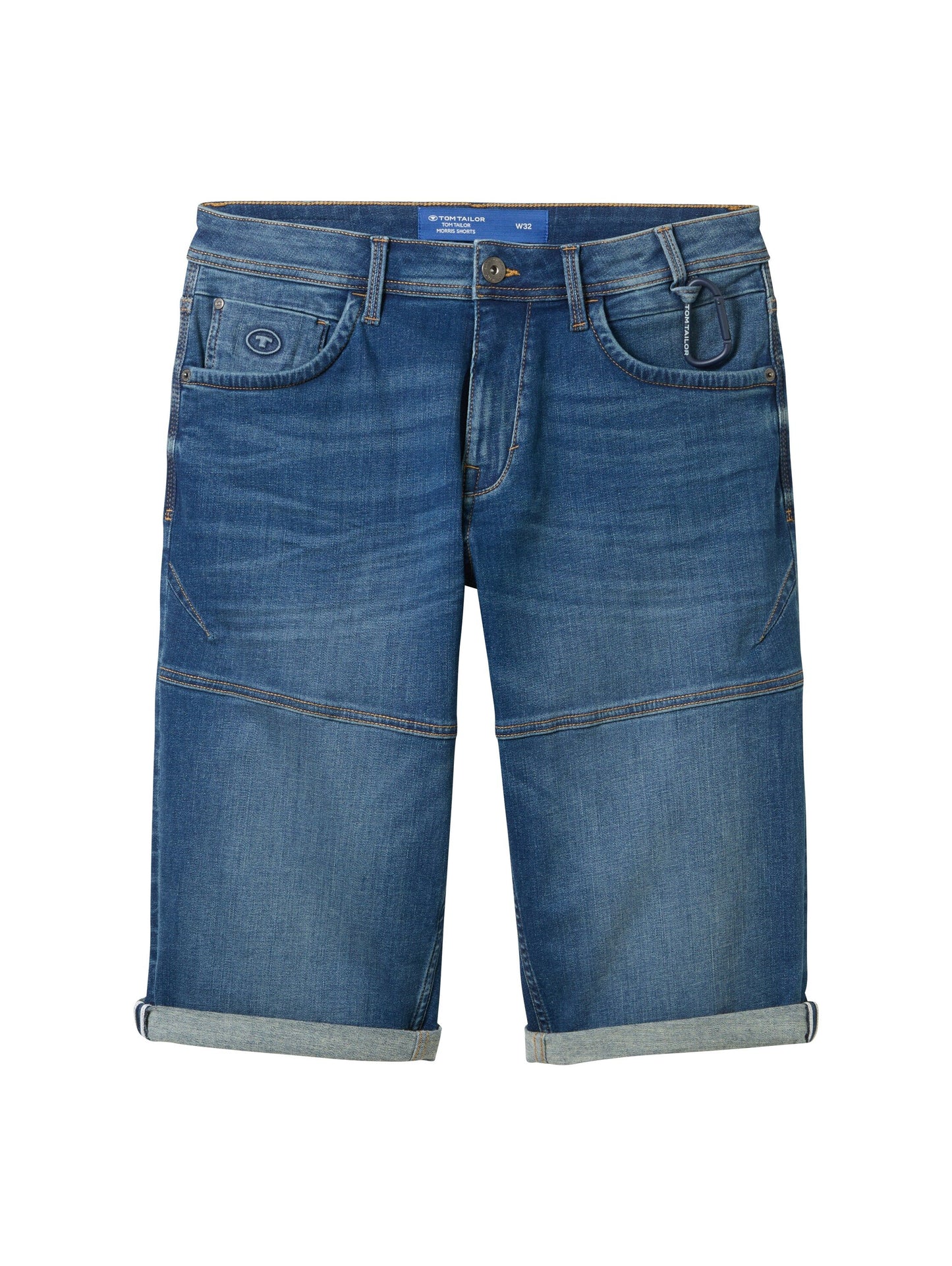 Tom Tailor Herren Morris Overknee Shorts blau