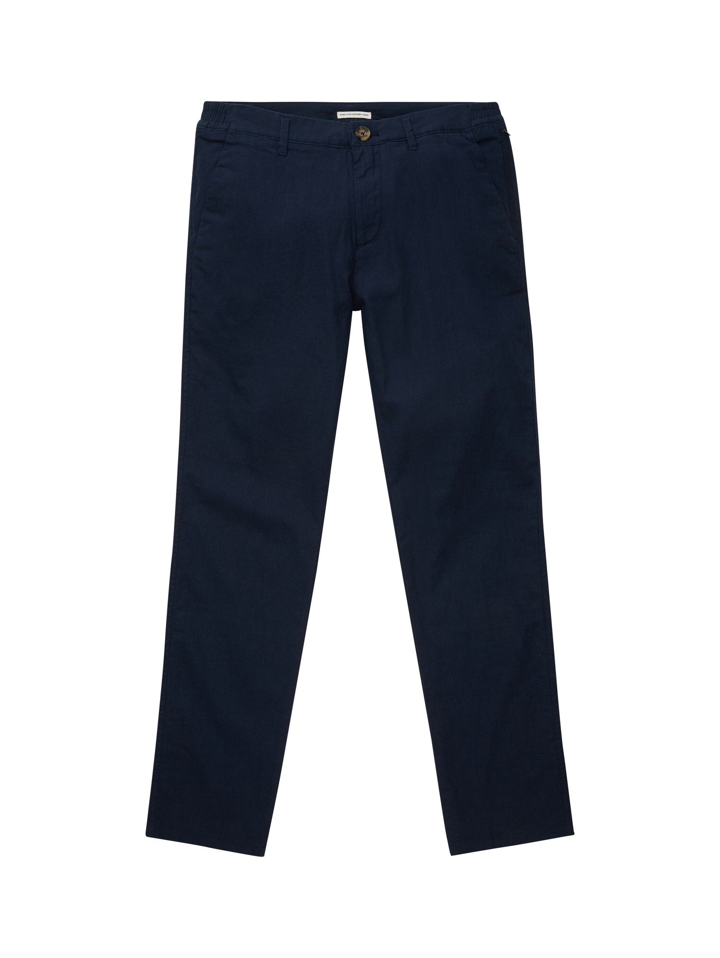 Tom Tailor Herren Chino Leinenhose blau