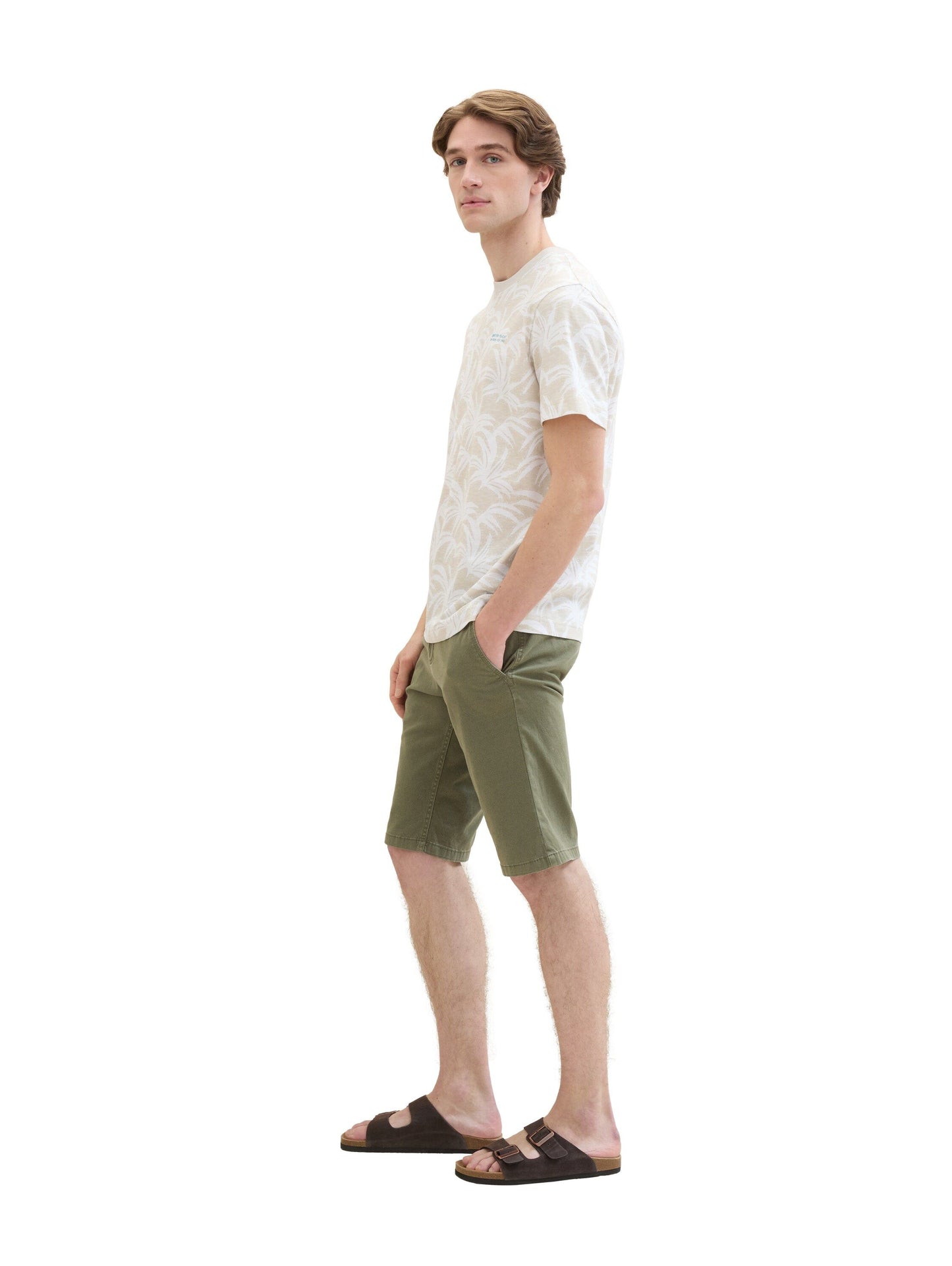 Tom Tailor Herren Chinoshorts grün
