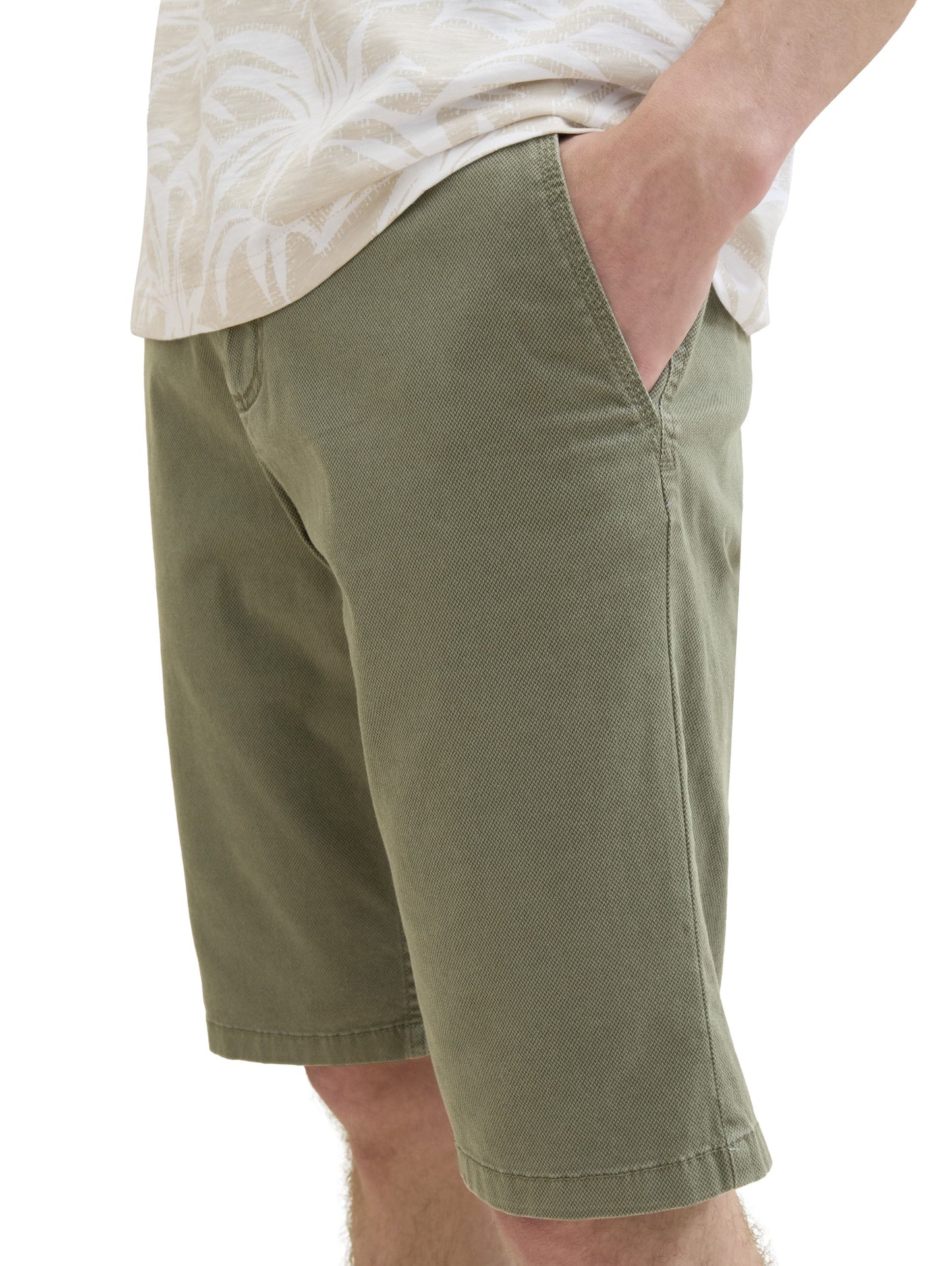 Tom Tailor Herren Chinoshorts grün