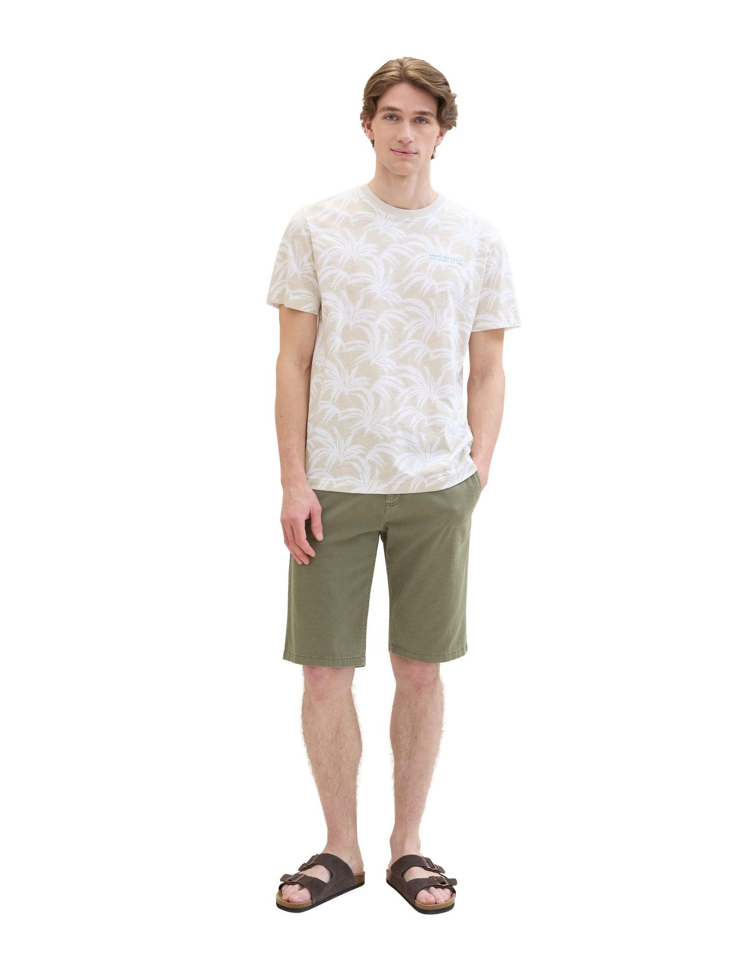 Tom Tailor Herren Chinoshorts grün