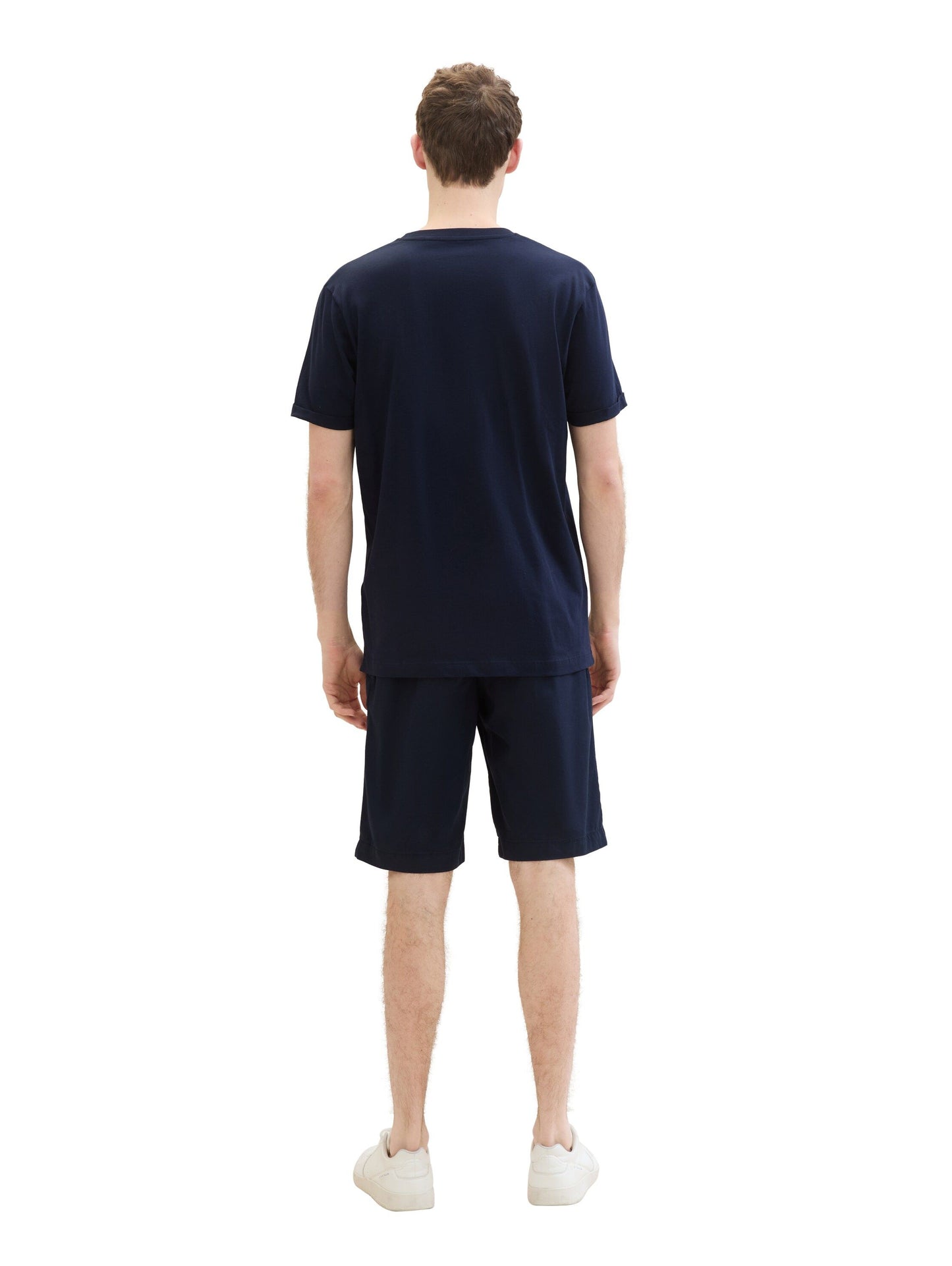 Tom Tailor Herren Tech Chino Shorts blau