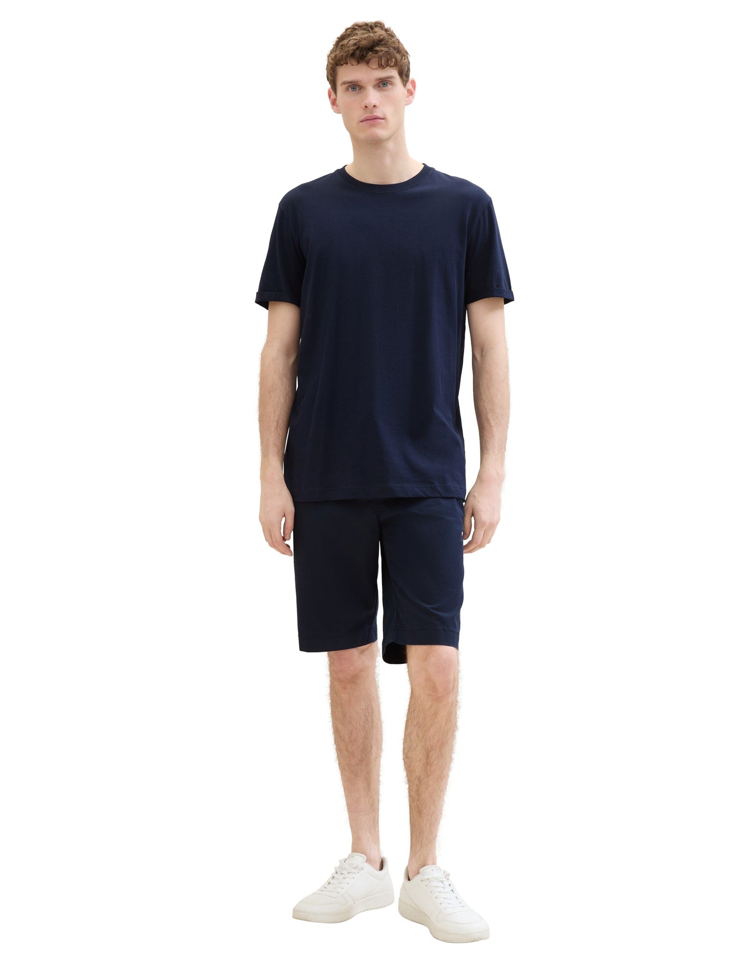 Tom Tailor Herren Tech Chino Shorts blau
