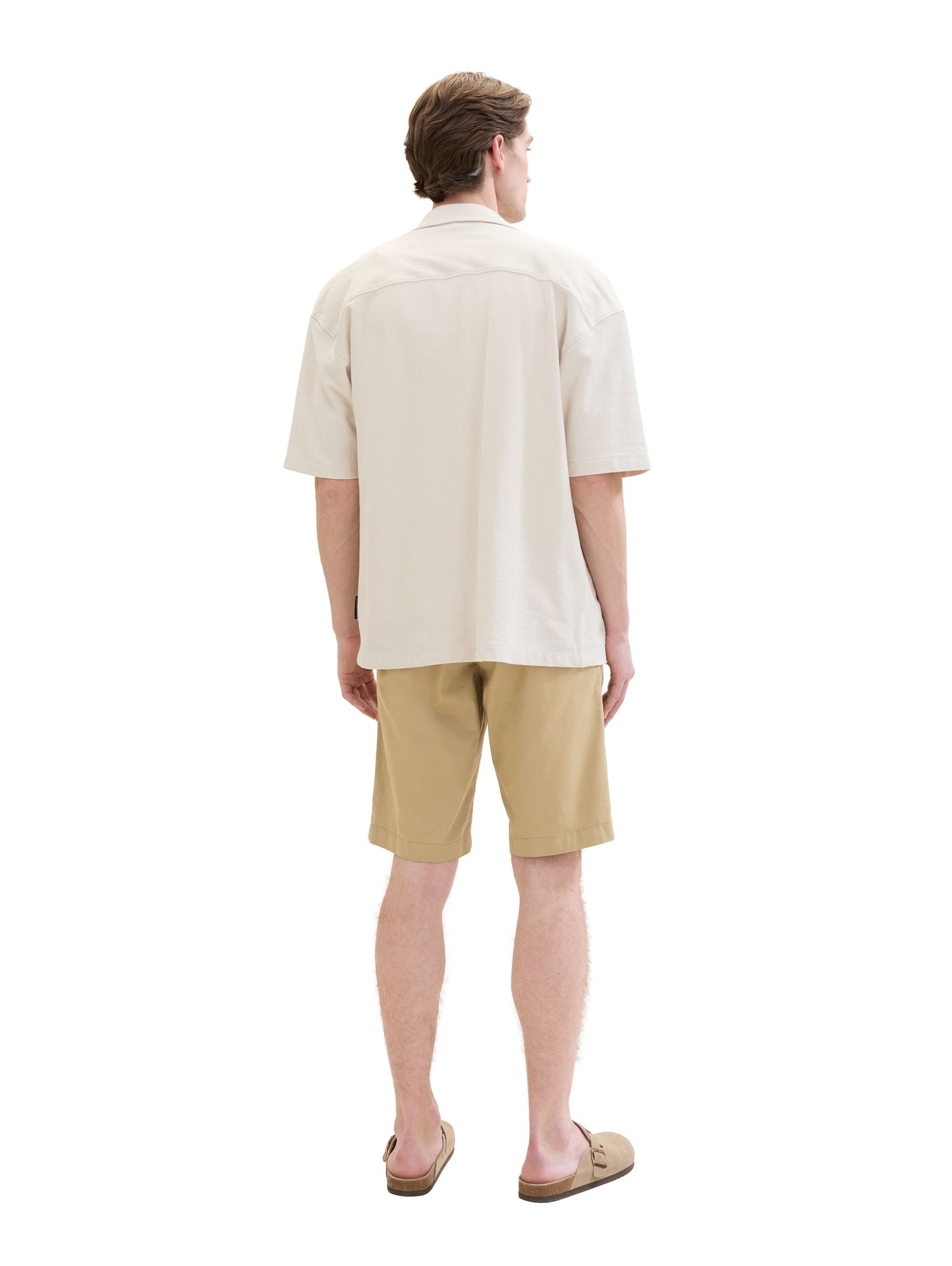 Tom Tailor Herren Tech Chino Shorts braun