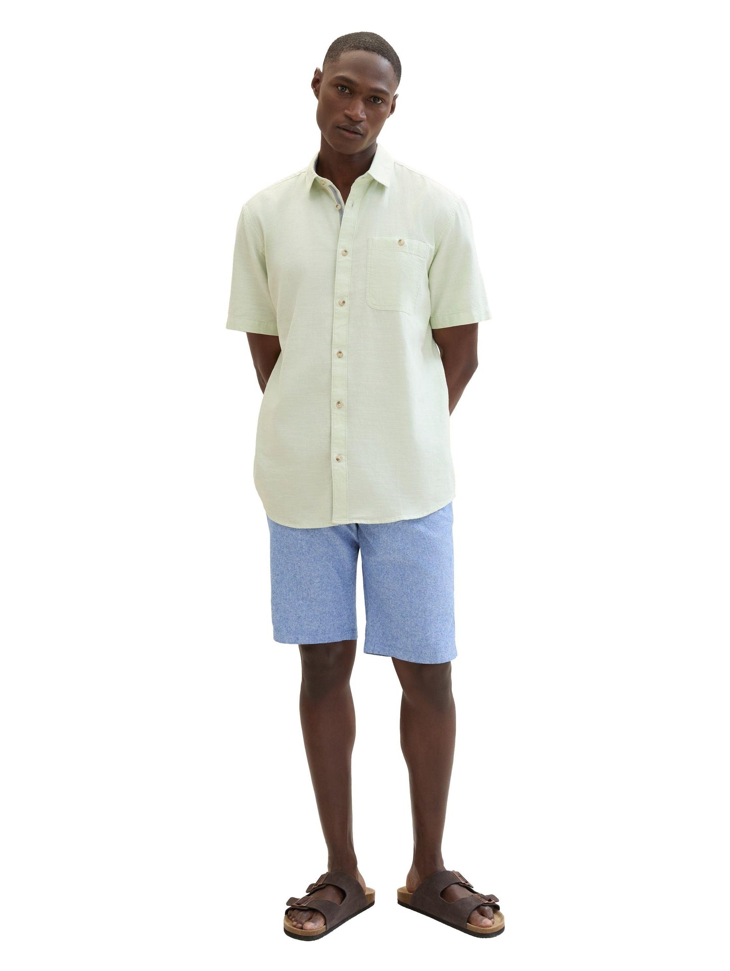 Tom Tailor Herren Shorts blau