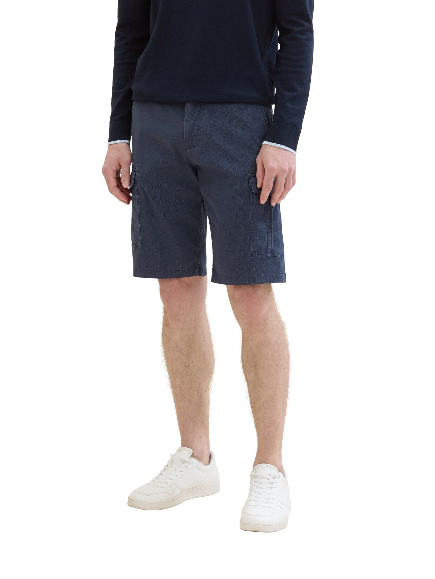 Tom Tailor Herren Cargoshorts 38 blau