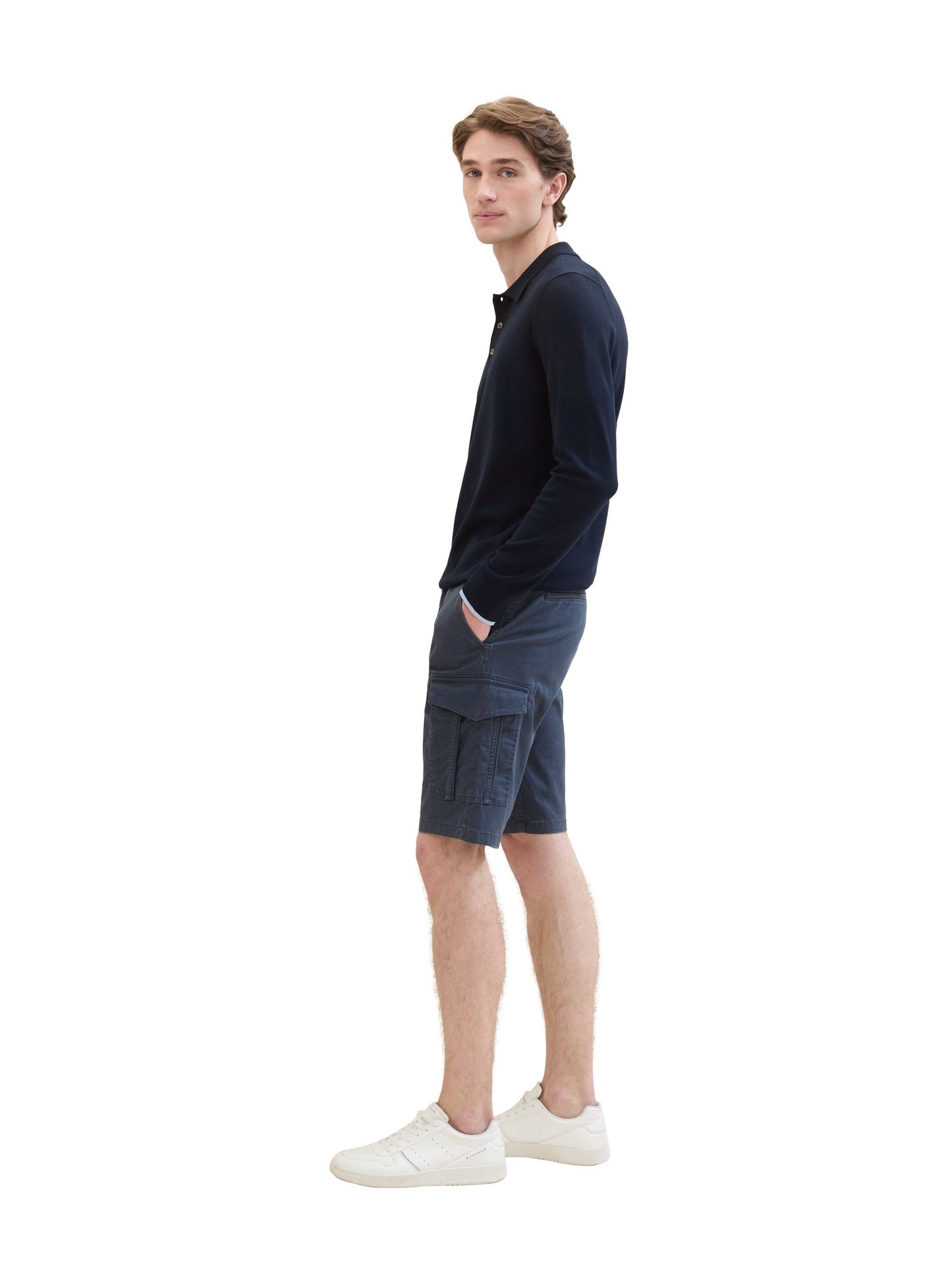 Tom Tailor Herren Cargoshorts blau