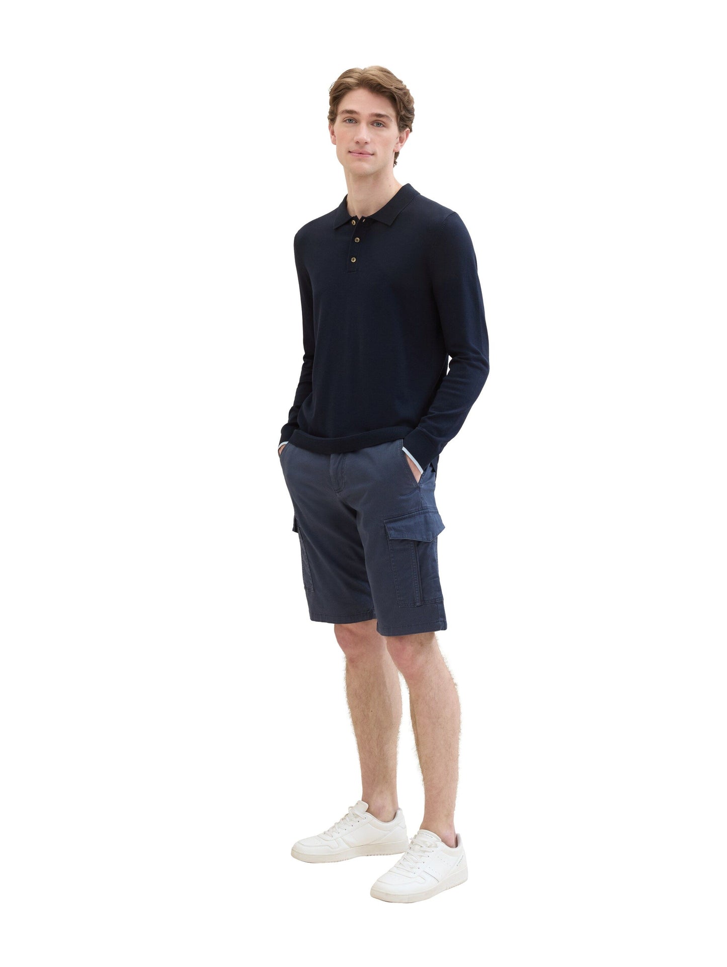 Tom Tailor Herren Cargoshorts blau