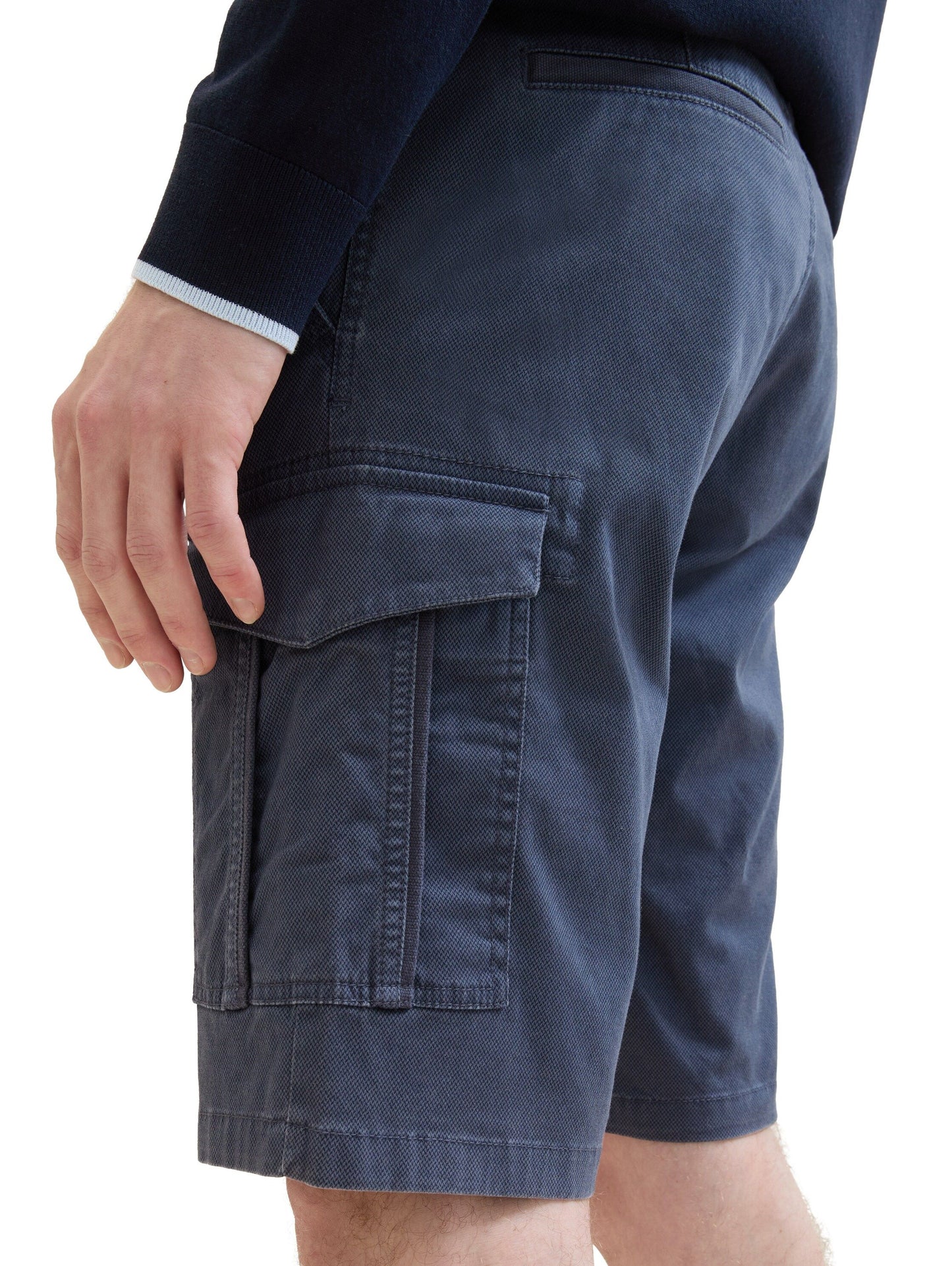 Tom Tailor Herren Cargoshorts blau
