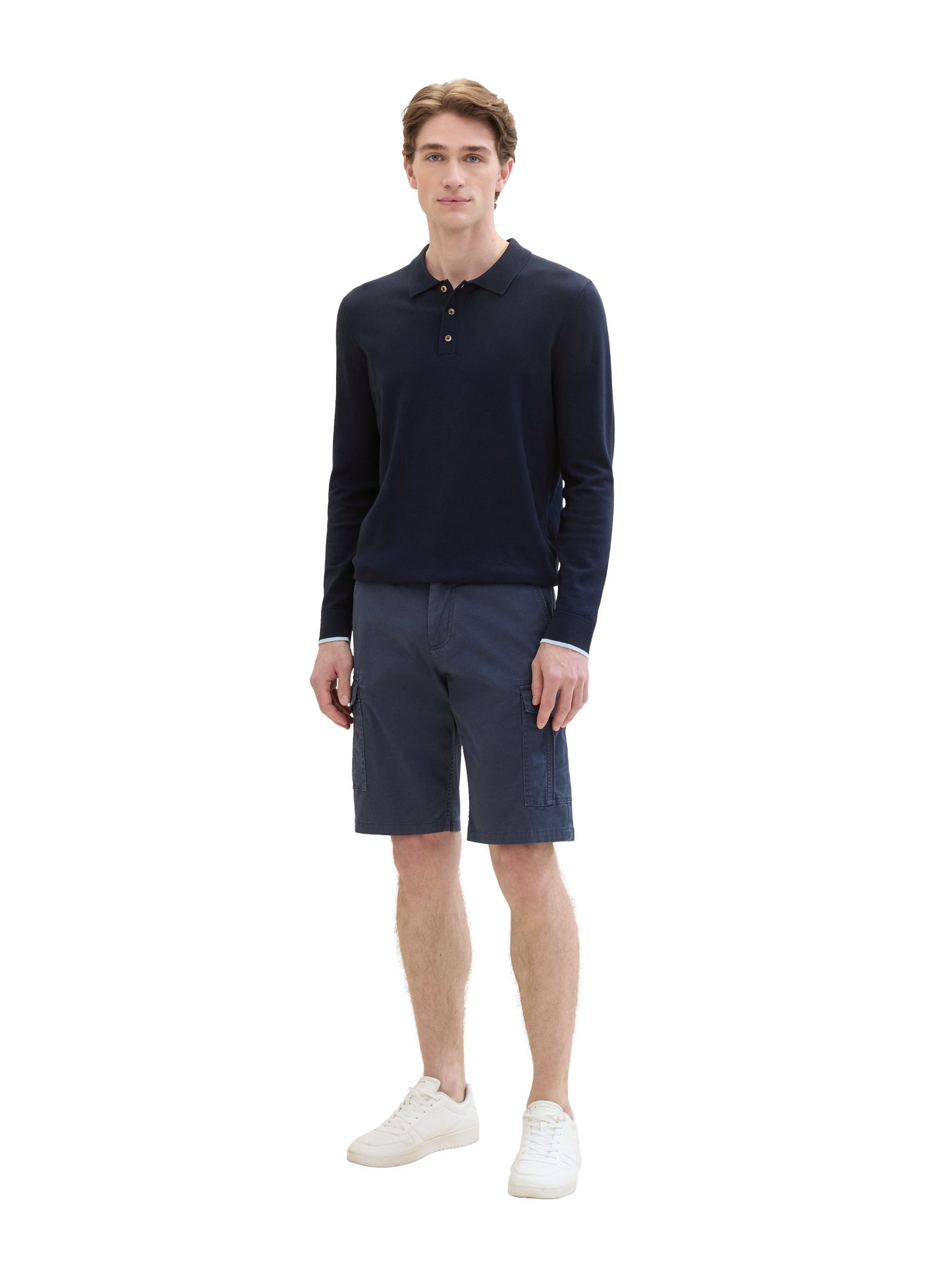 Tom Tailor Herren Cargoshorts blau
