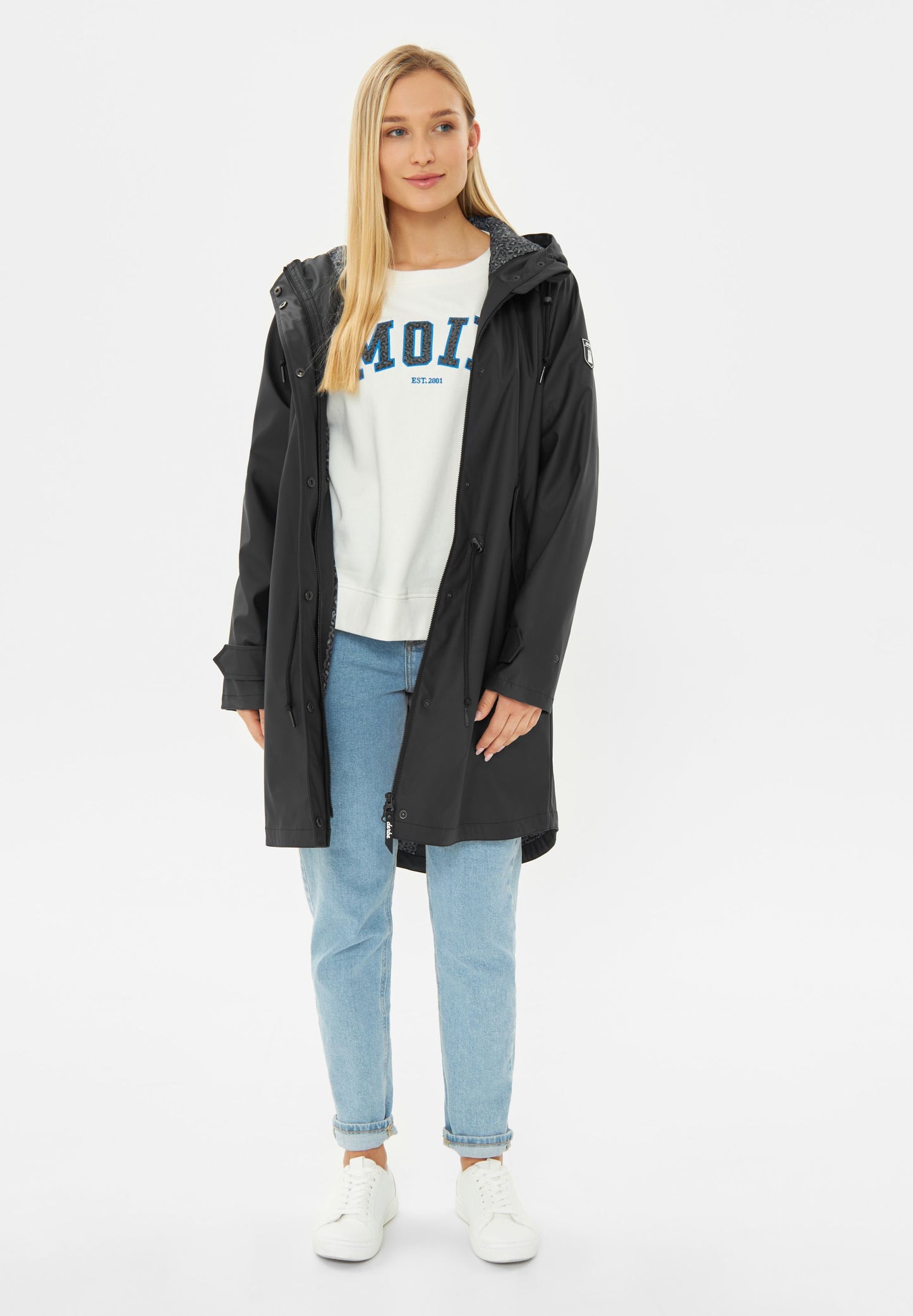 derbe Damen Jacke Friese Traveby leo schwarz