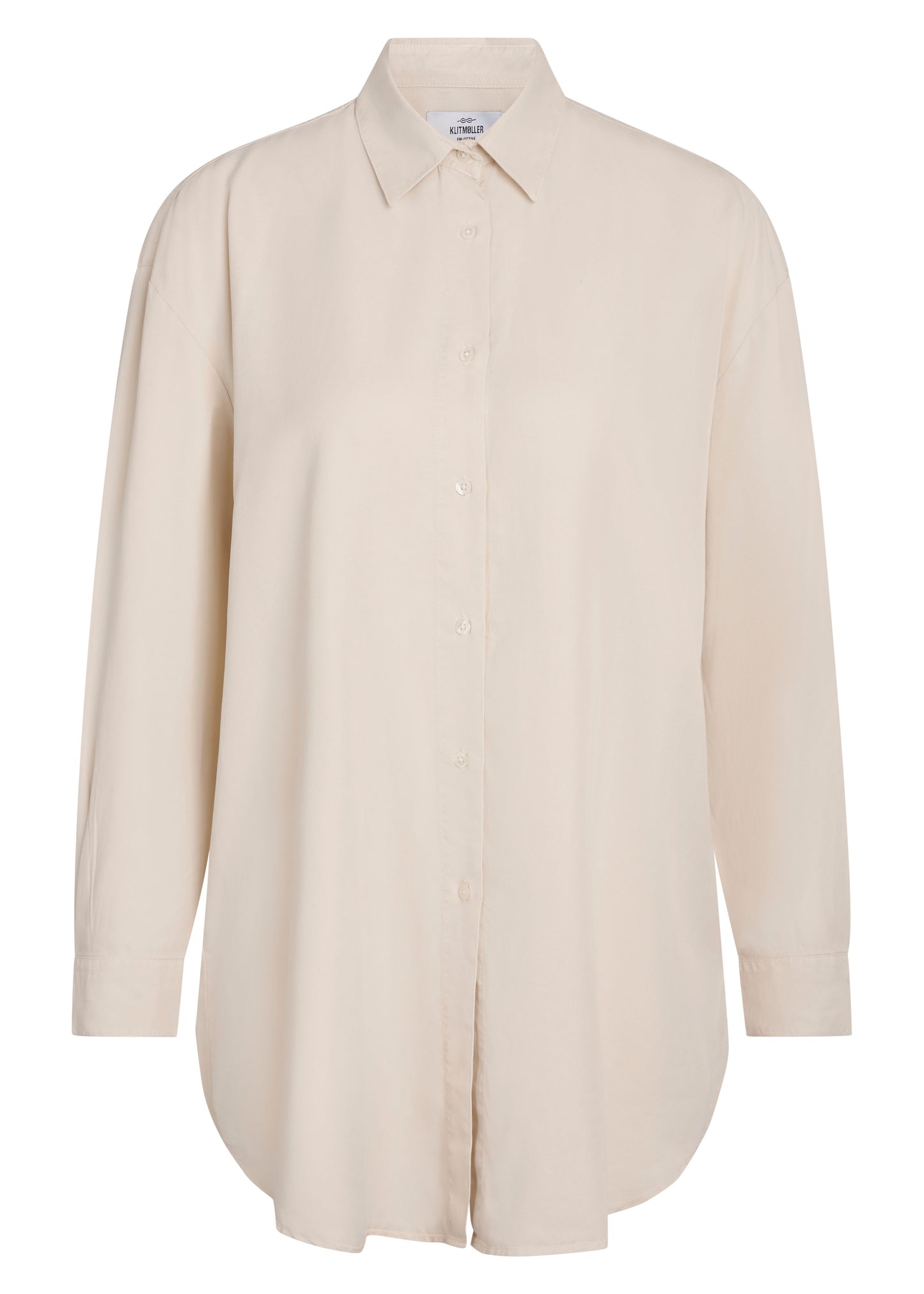 Klitmöller Damen Shirt Ofelia lyocell shirt beige