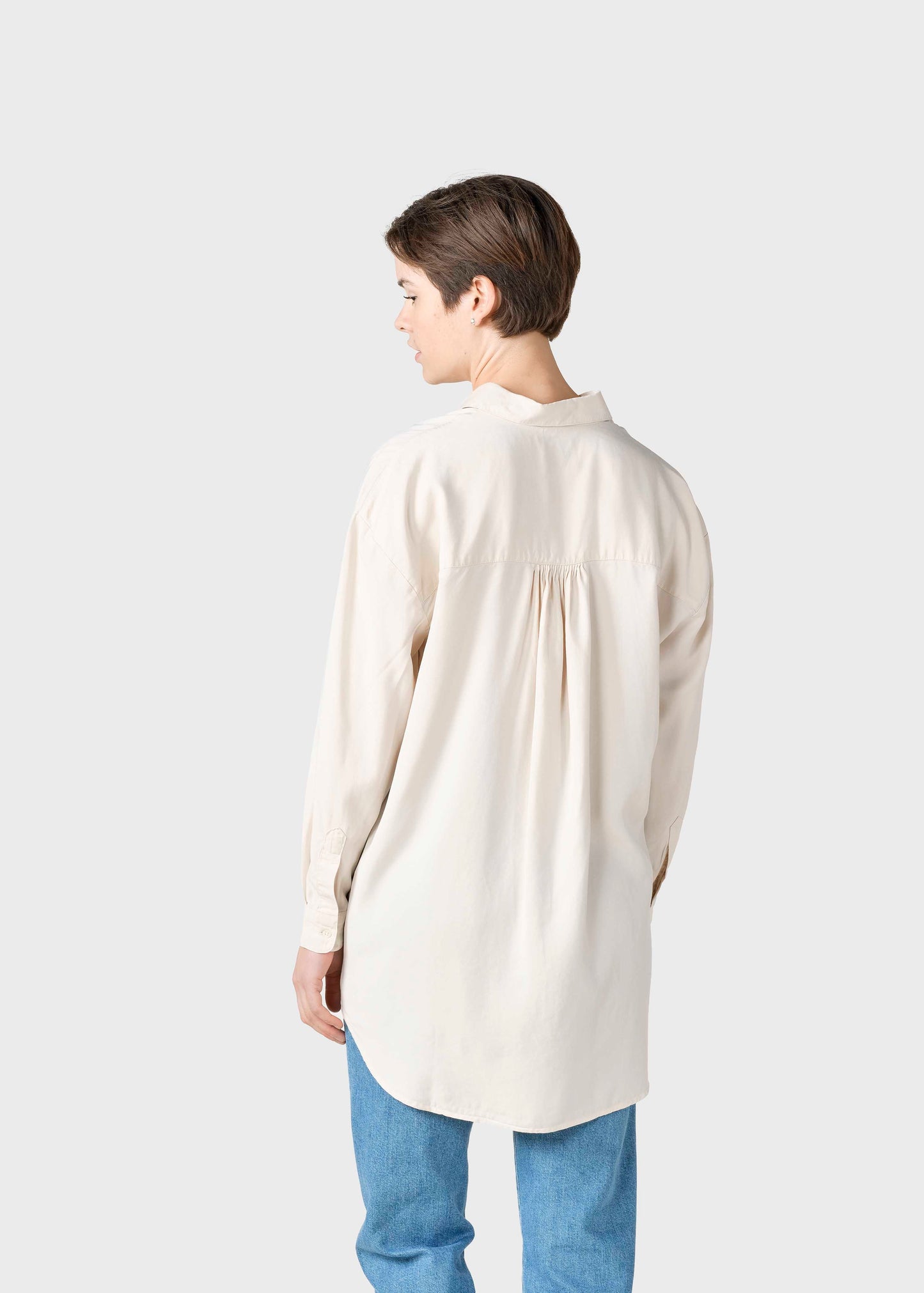 Klitmöller Damen Shirt Ofelia lyocell shirt beige