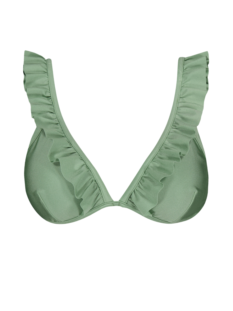 Barts Damen Bikinioberteil Isla Wire Triangle grün