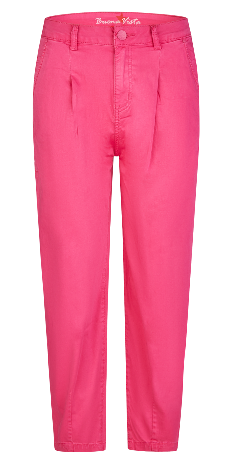 Buena Vista Damen Jeans Ballon stretch twill pink