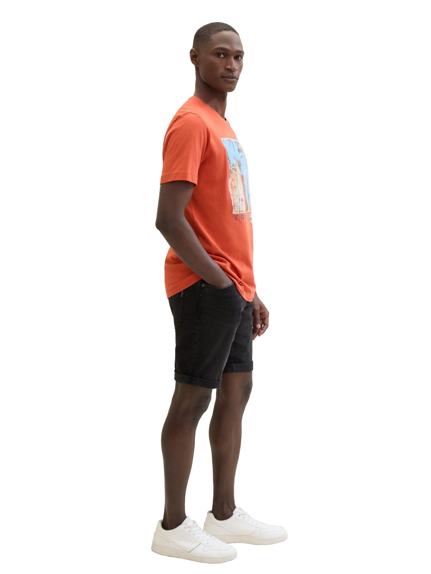 Tom Tailor Herren Shorts schwarz