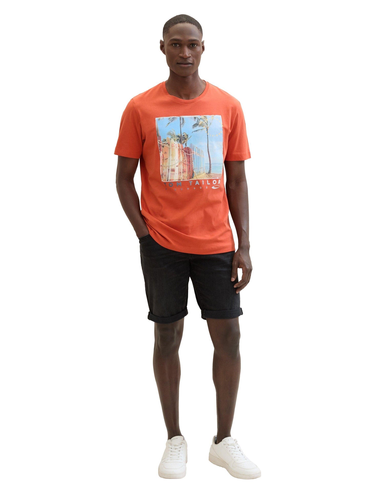 Tom Tailor Herren Shorts schwarz