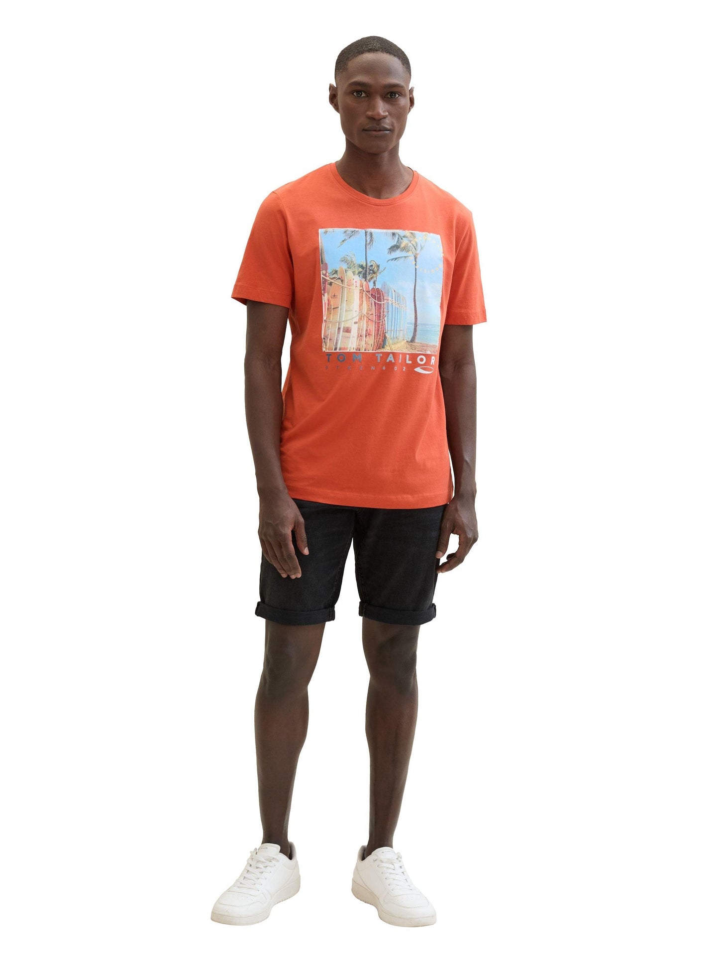 Tom Tailor Herren Shorts schwarz