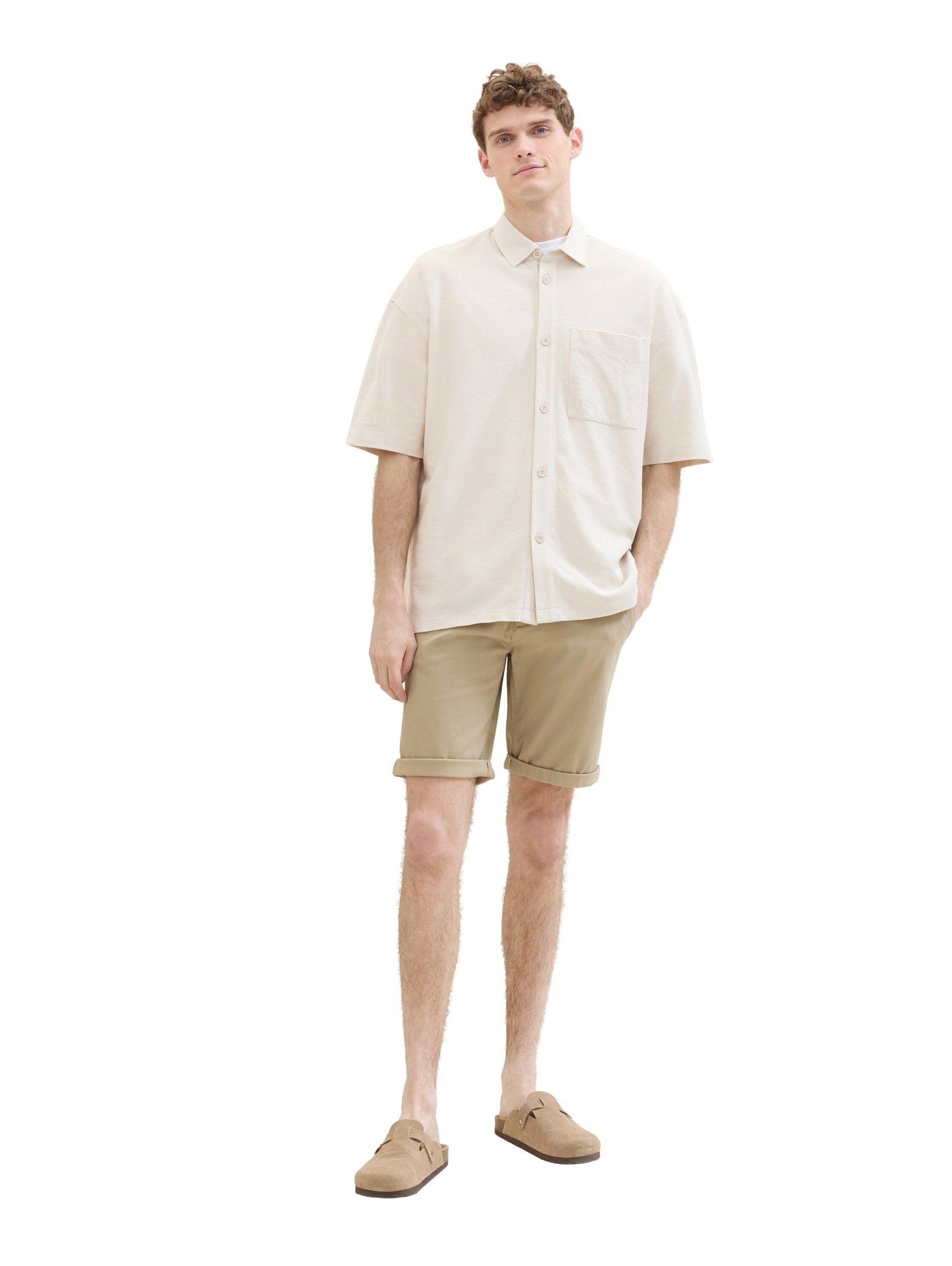 Tom Tailor Herren Shorts braun