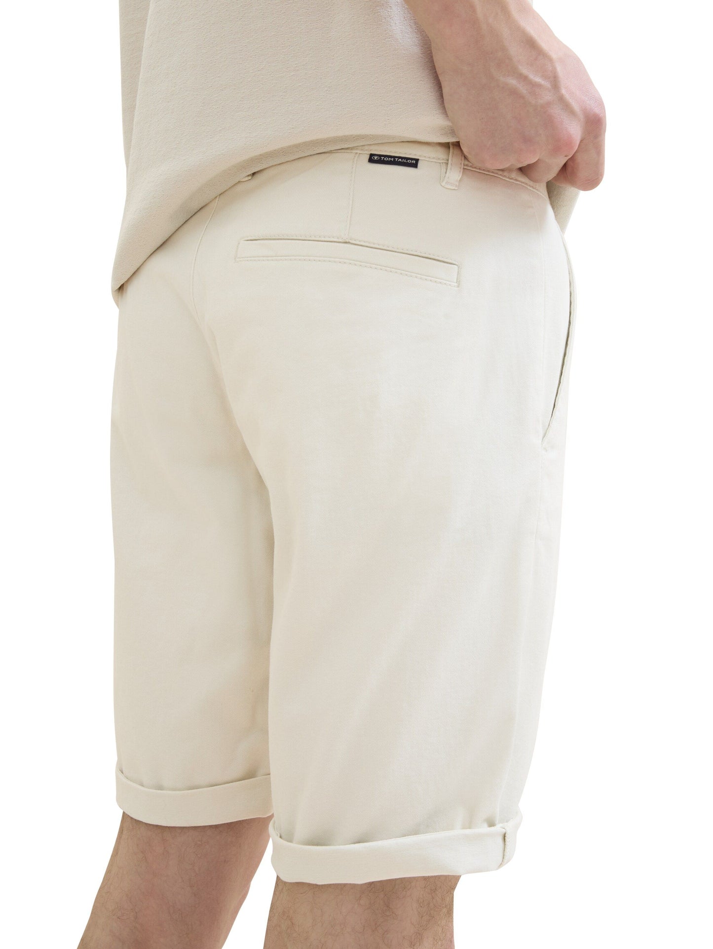 Tom Tailor Herren Shorts weiß