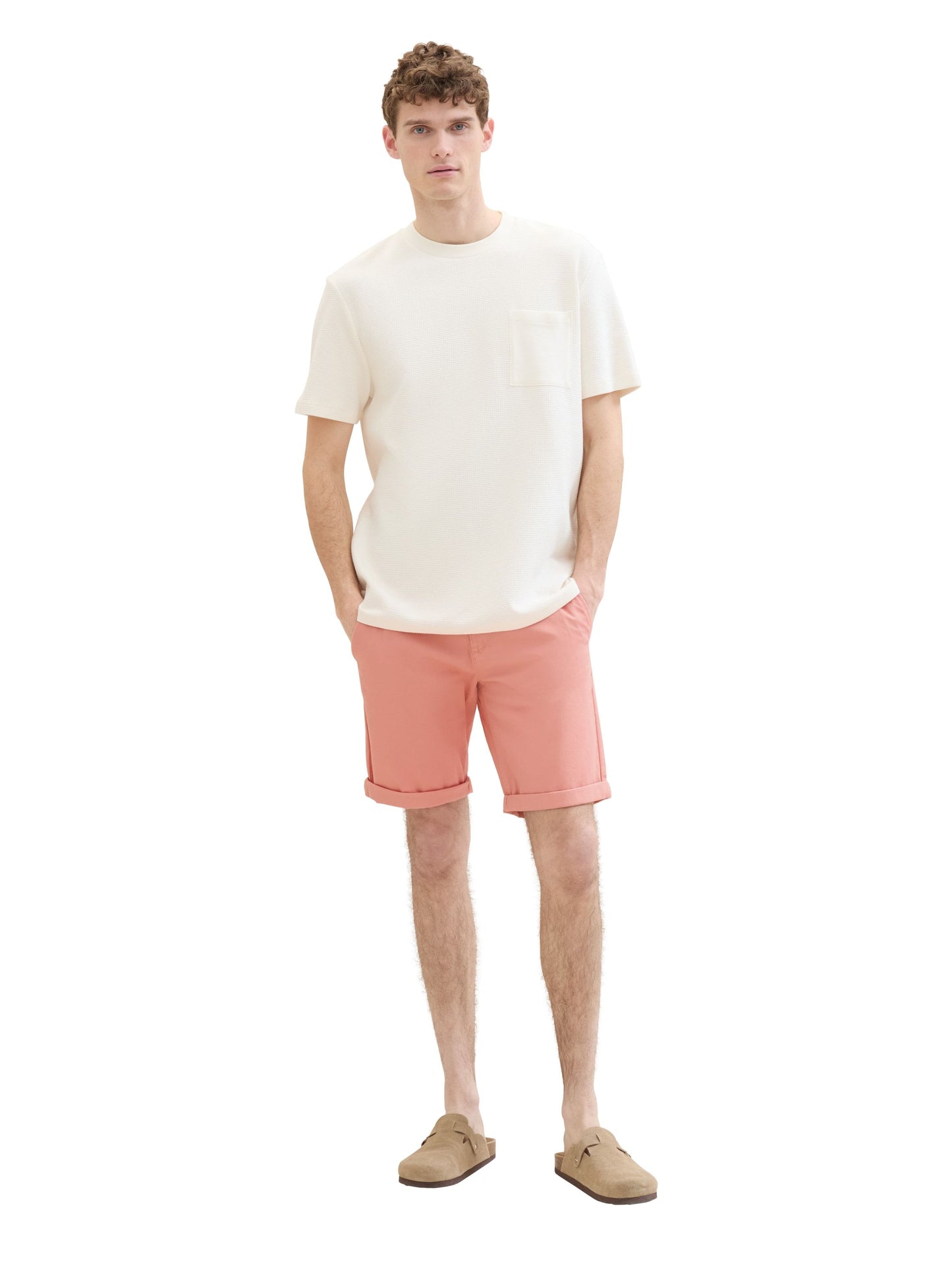 Tom Tailor Herren Shorts rot