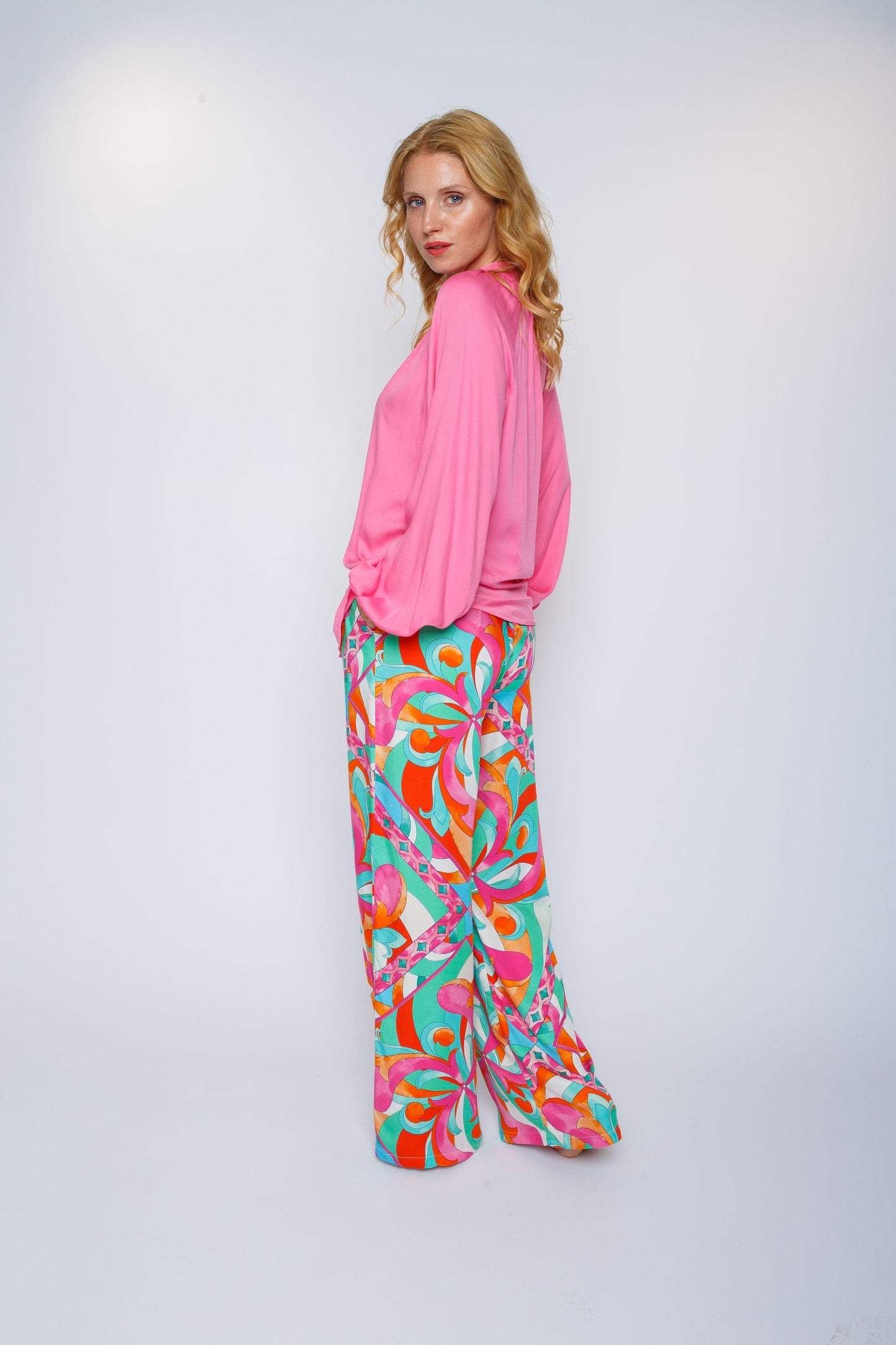 Emily van den Bergh Damen Bluse pink