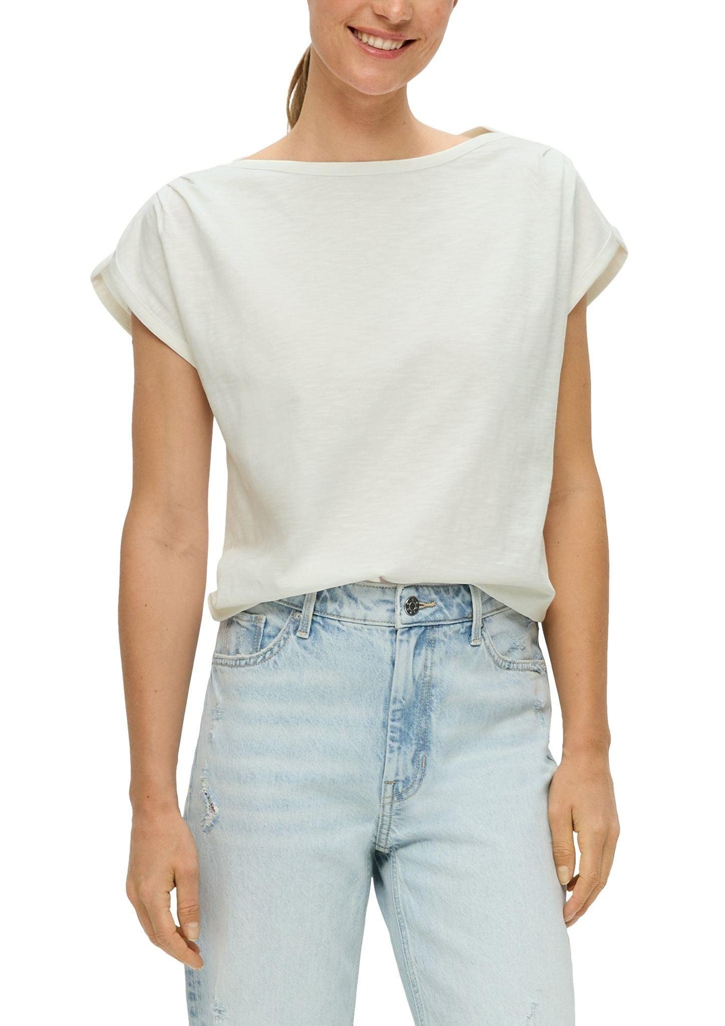 s. Oliver Damen Top weiß