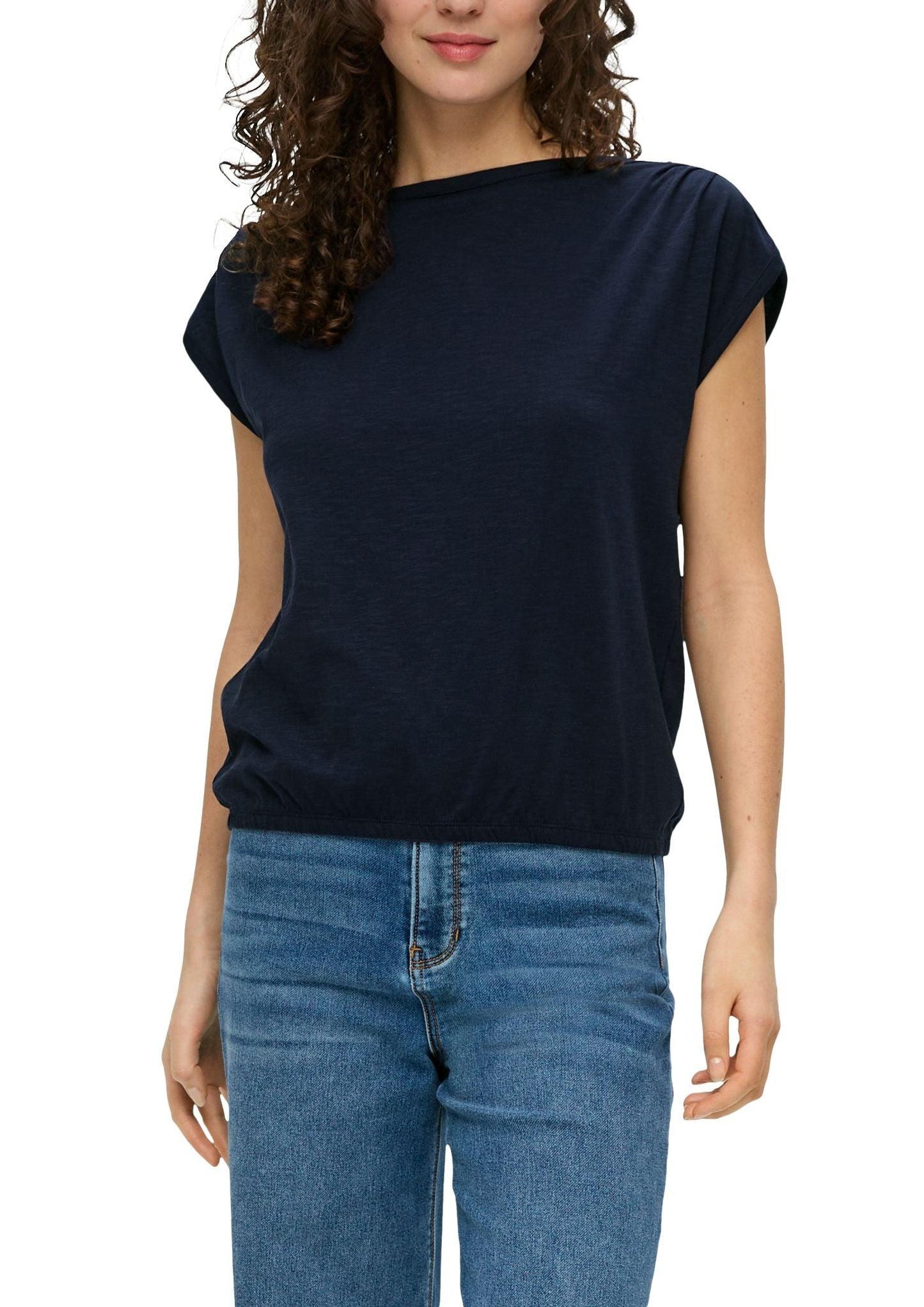 s. Oliver Damen Top blau