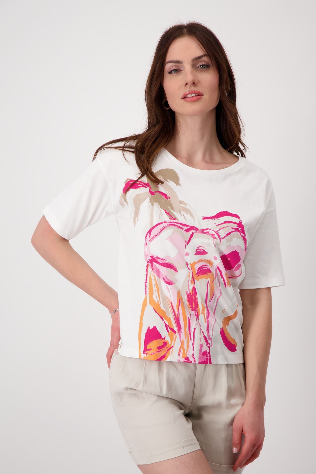 monari Damen Shirt weiß