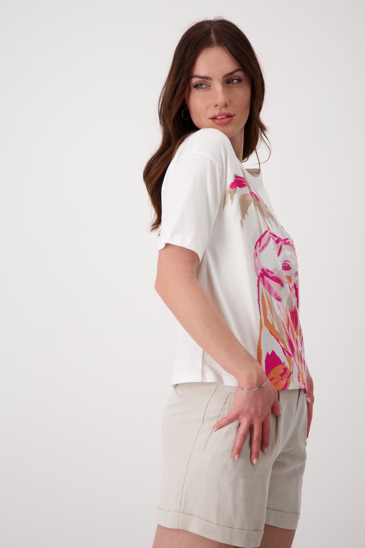 monari Damen Shirt weiß