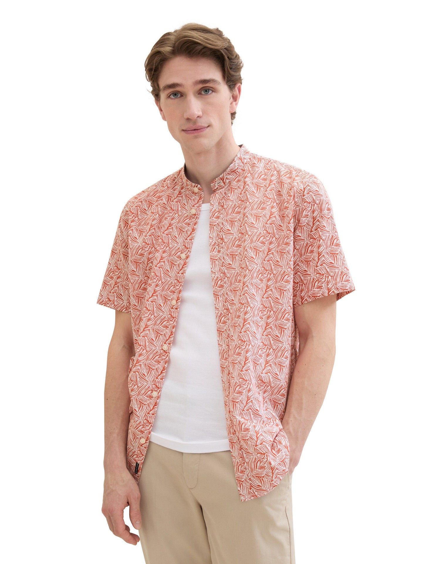 Tom Tailor Herren Hemd orange