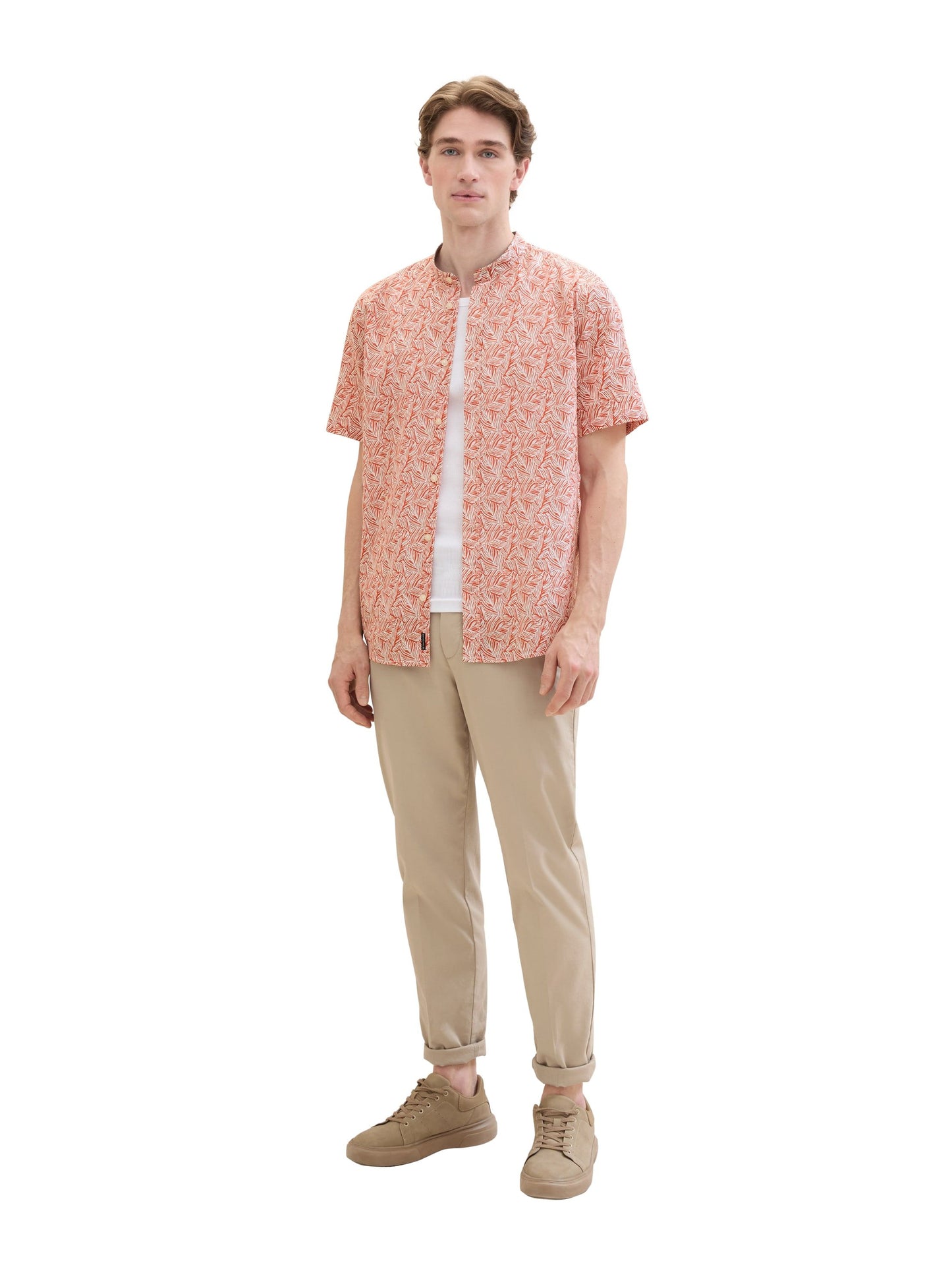 Tom Tailor Herren Hemd orange