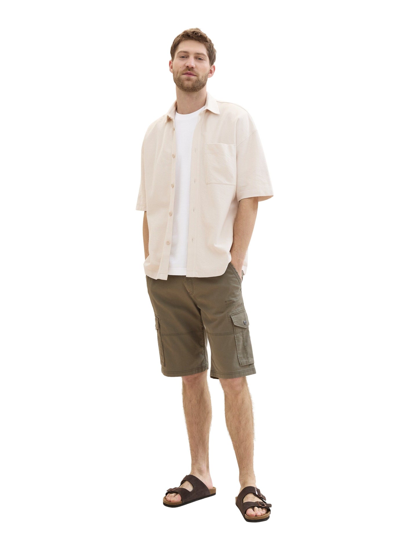 Tom Tailor Shorts grün