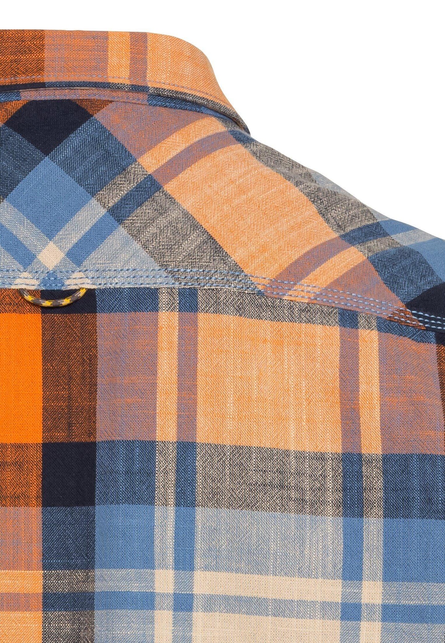 Camel Active Menswear – Kariertes Hemd aus reiner Baumwolle