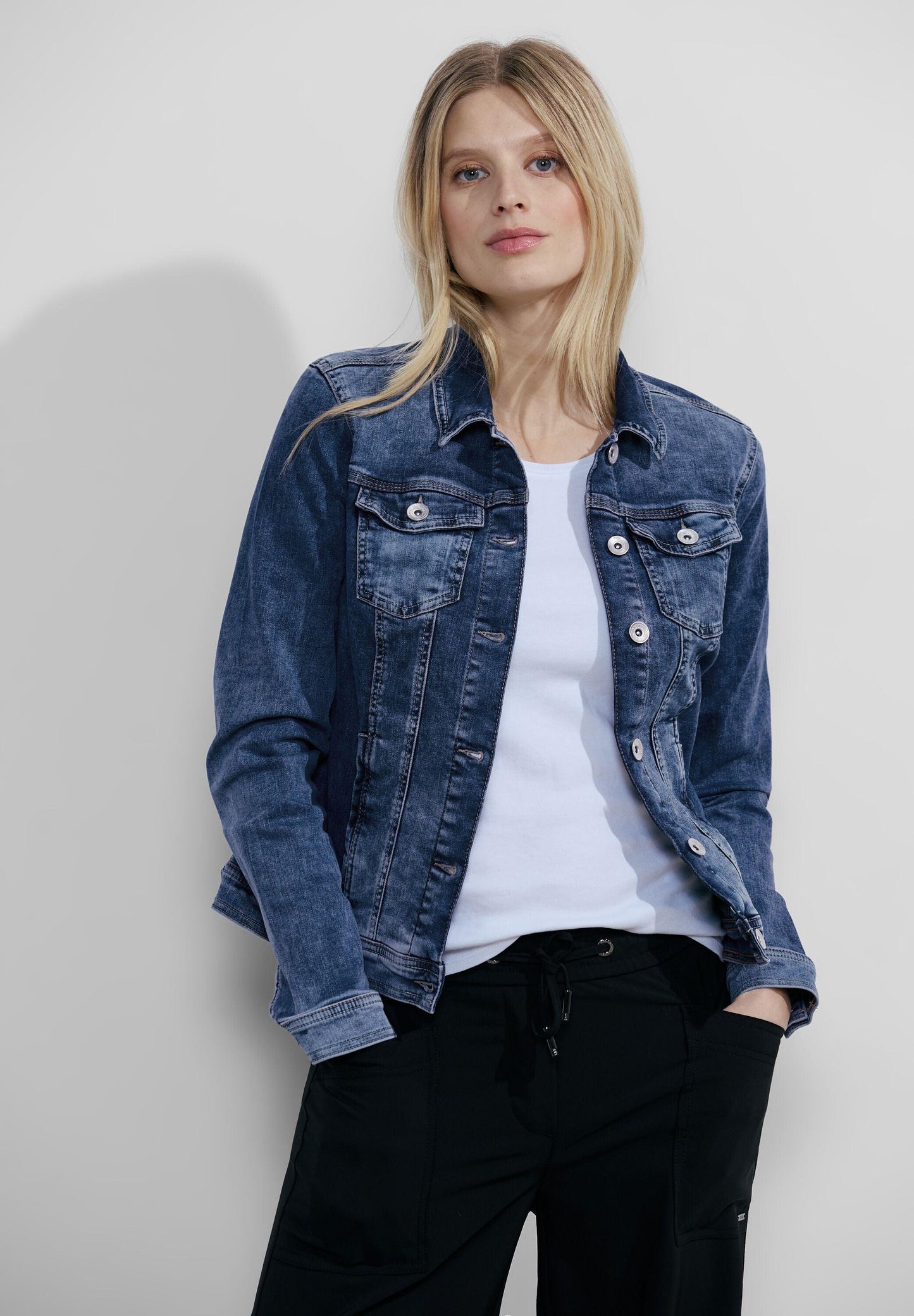 Cecil Damen Jeansjacke blau