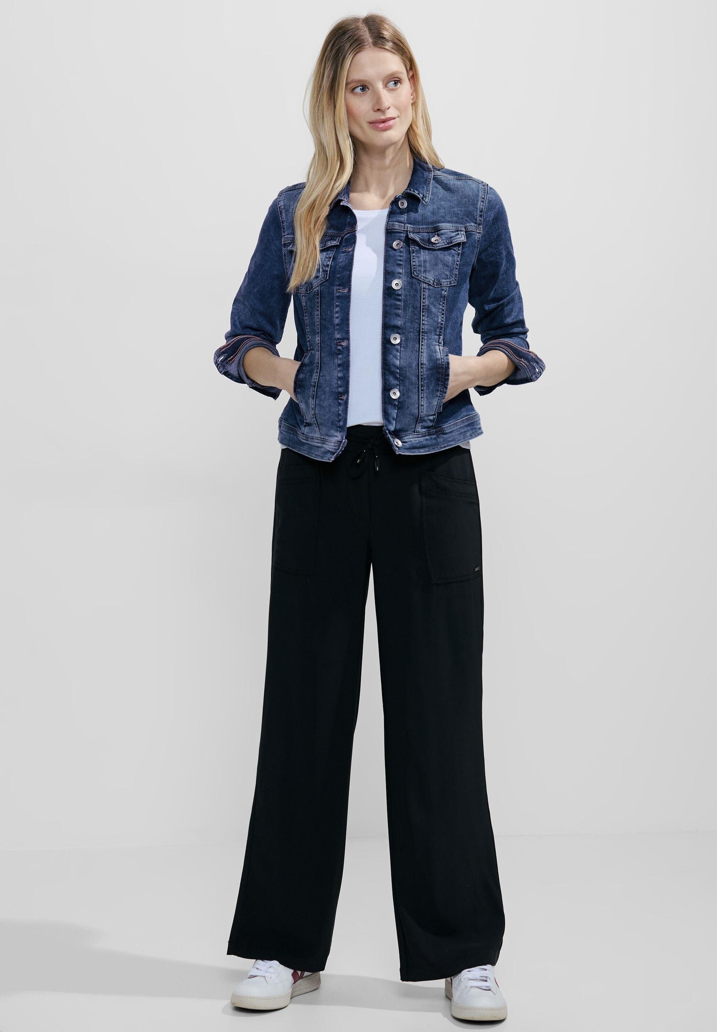 Cecil Damen Jeansjacke blau
