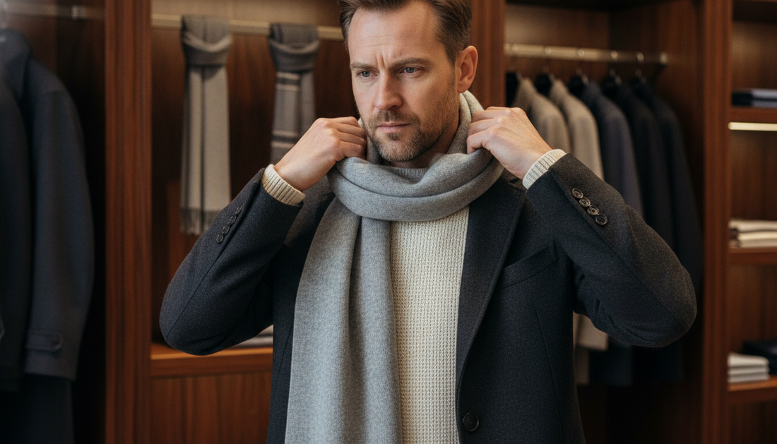 Tom Tailor Schal für Herren: Material, Volumen und Farbe