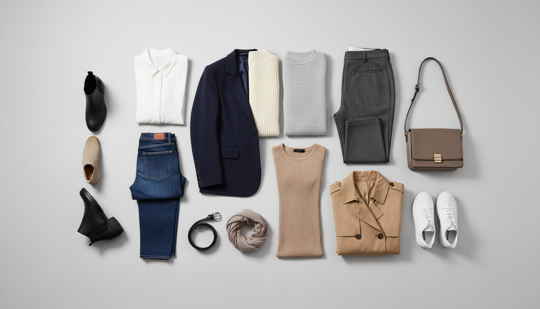 Capsule Wardrobe Damen 2026: Teile, Farben, Materialien
