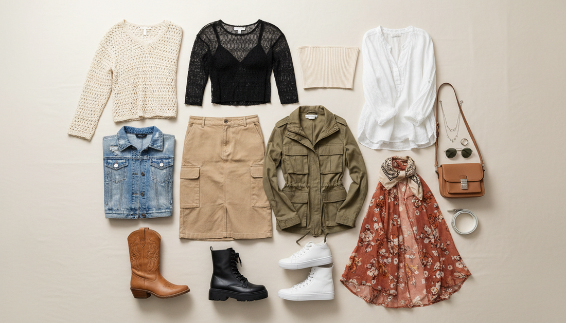 Festival-Outfits 2026 für Damen: Komfort, Layering und Style