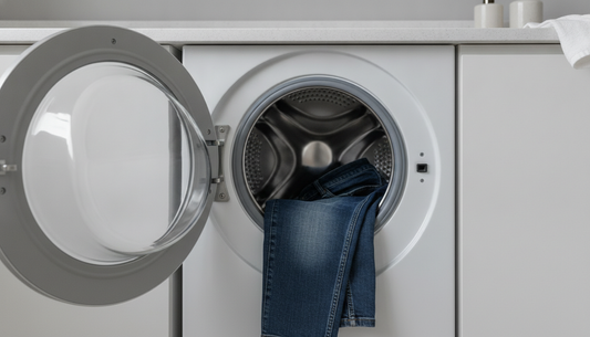 Jeans richtig waschen: Weniger Waschen, mehr Halt