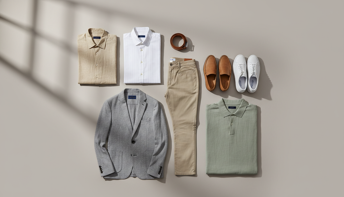 Business Casual Herren Sommer 2026: Materialien und Outfits