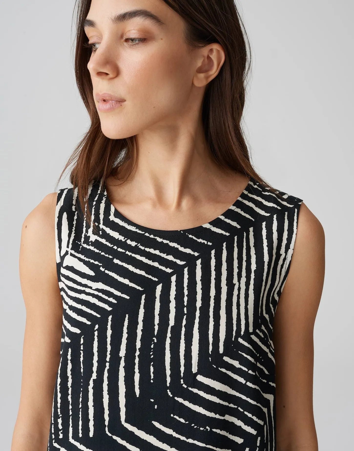 OPUS – Opus Damen Midikleid Wicy palm leaves