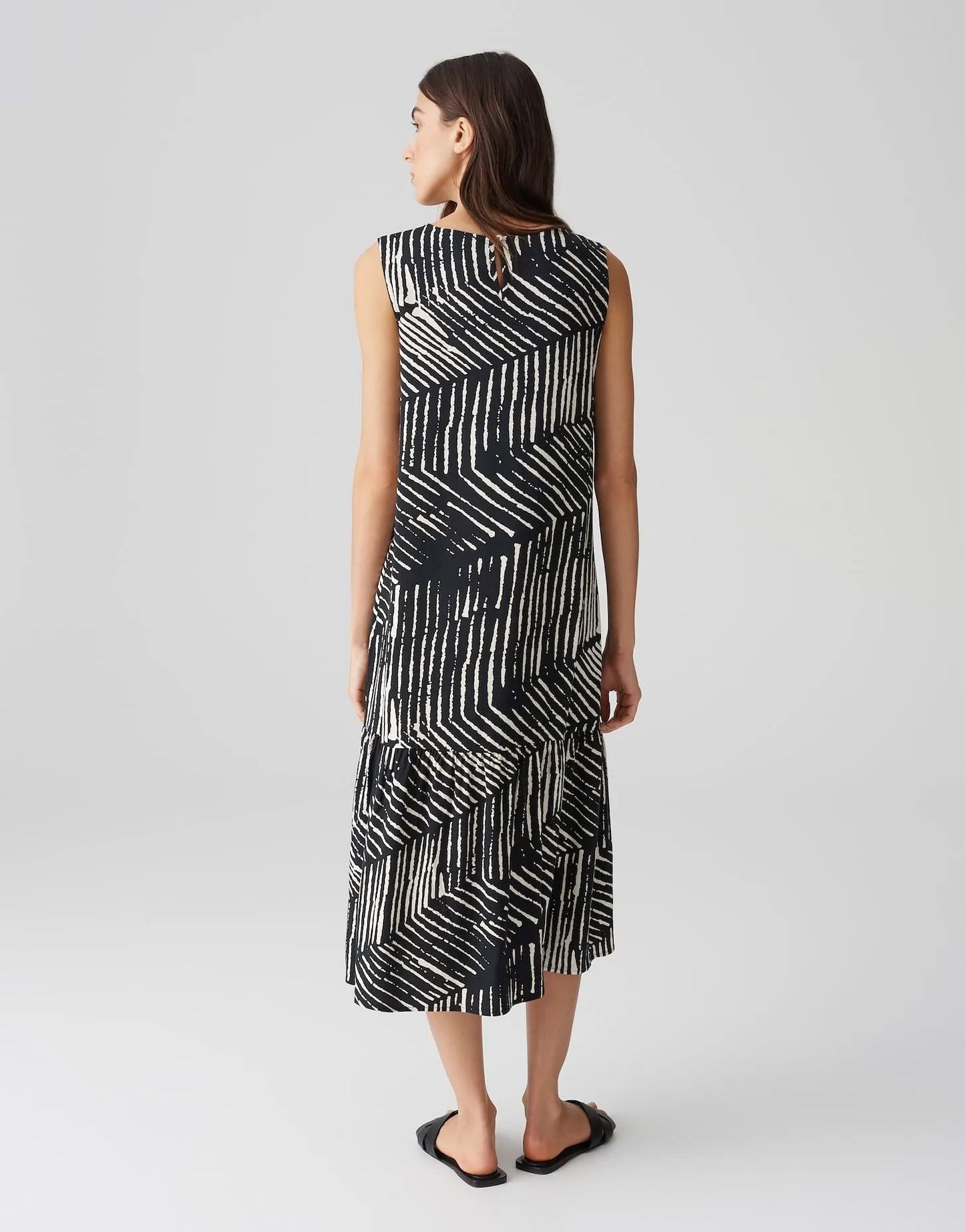 OPUS – Opus Damen Midikleid Wicy palm leaves