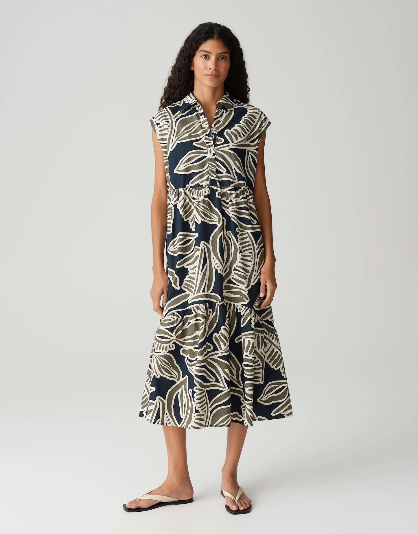 OPUS – Opus Damen Midikleid Werisa tropical