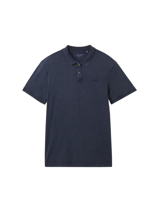 Tom Tailor – Poloshirt mit Logo Stickerei