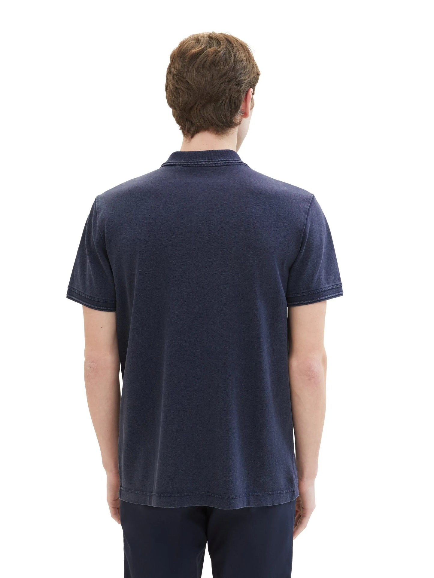 Tom Tailor – Poloshirt mit Logo Stickerei