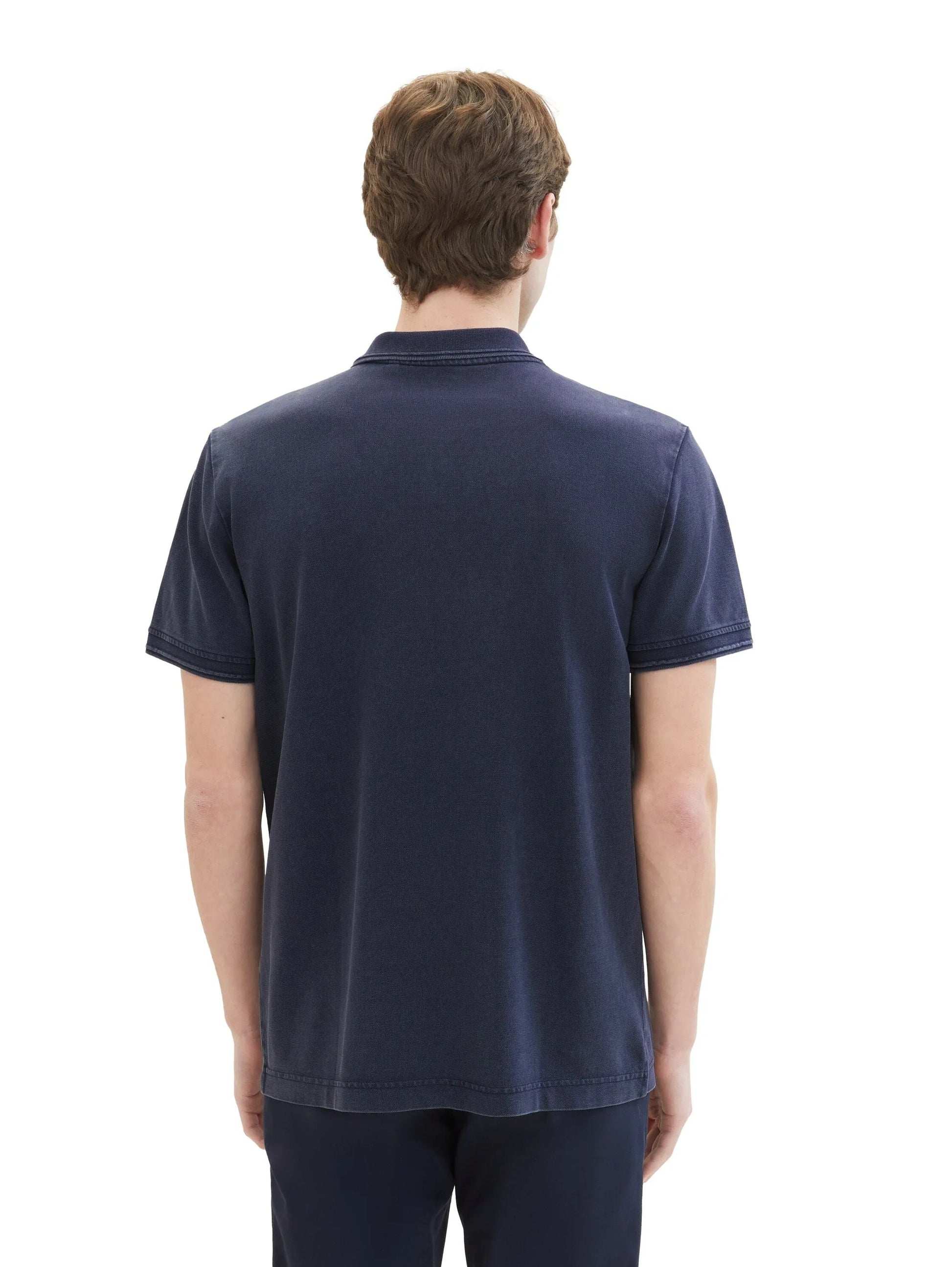 Tom Tailor – Poloshirt mit Logo Stickerei