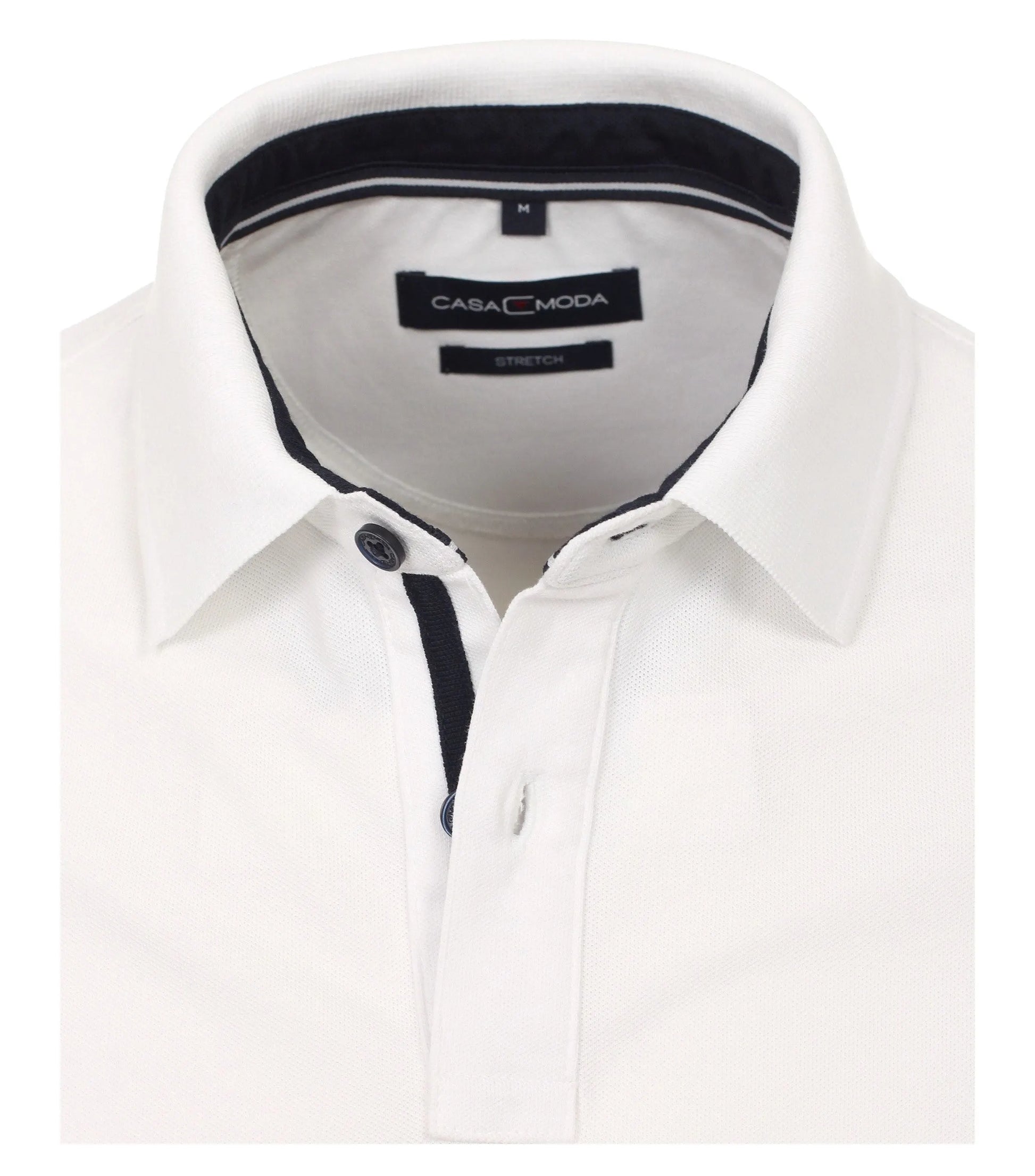 Casa Moda – Casa Moda Herren Poloshirt in Weiß