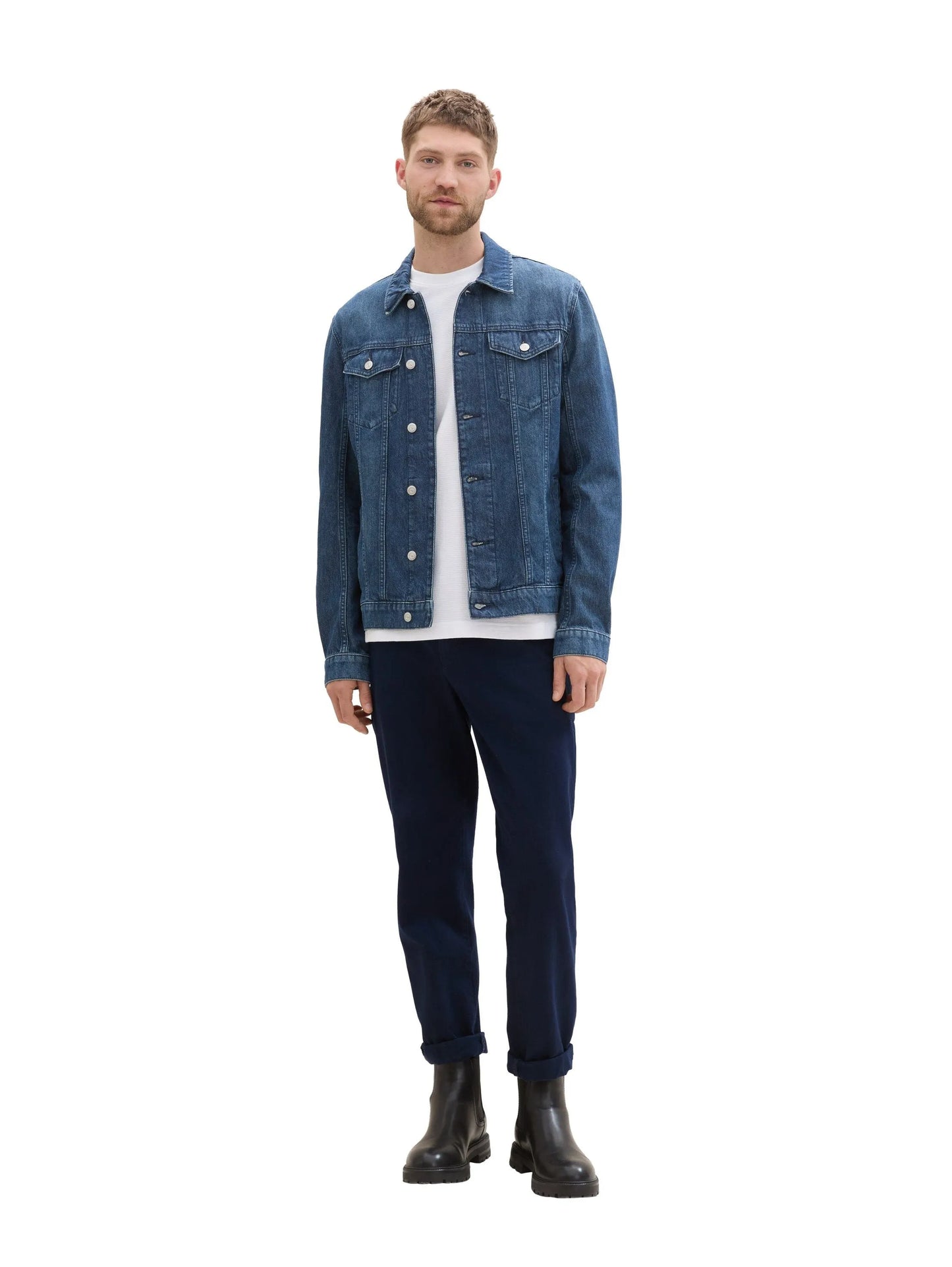 Tom Tailor – Tom Tailor Herren Basic Jeansjacke