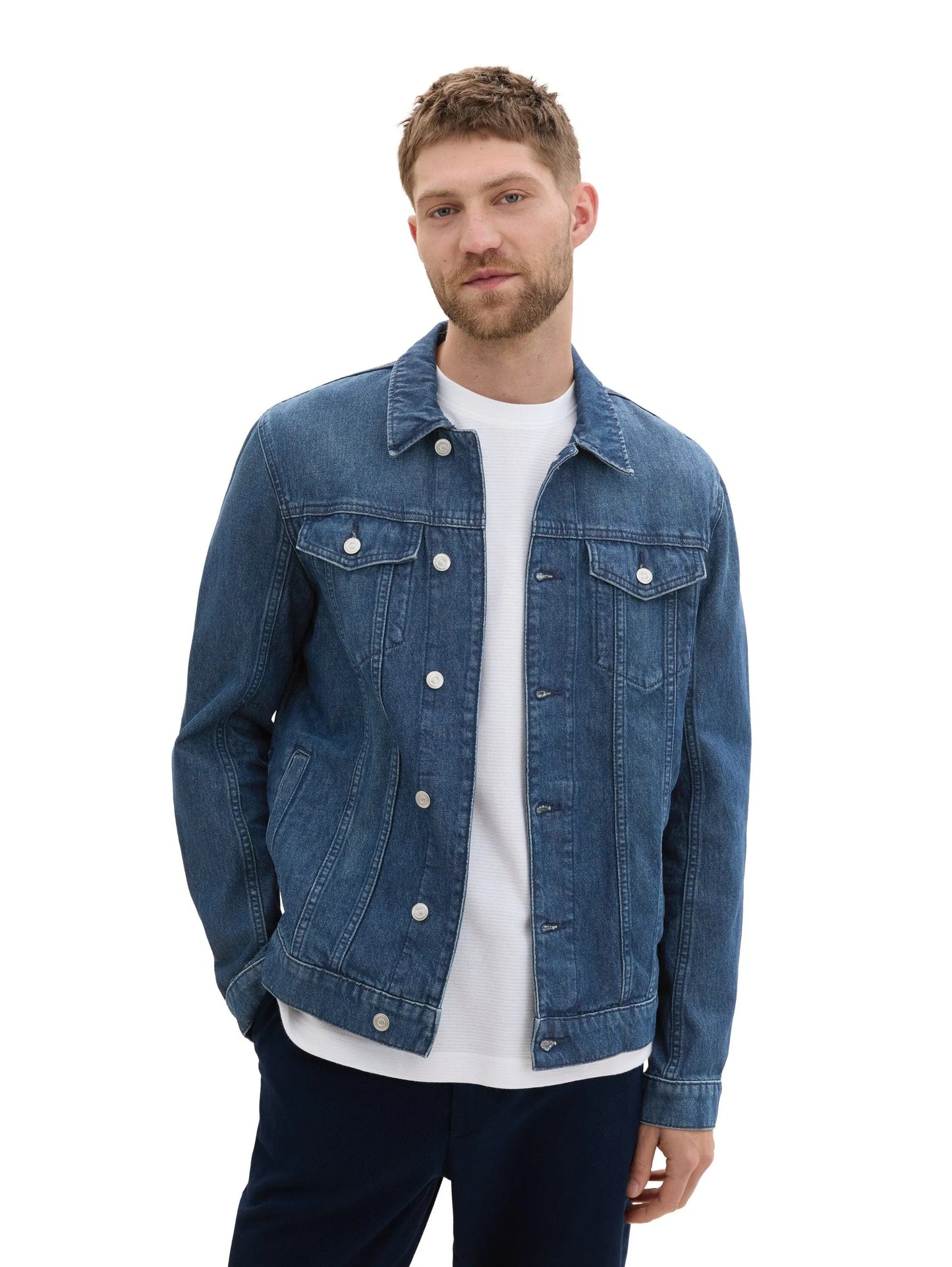 Tom Tailor – Tom Tailor Herren Basic Jeansjacke